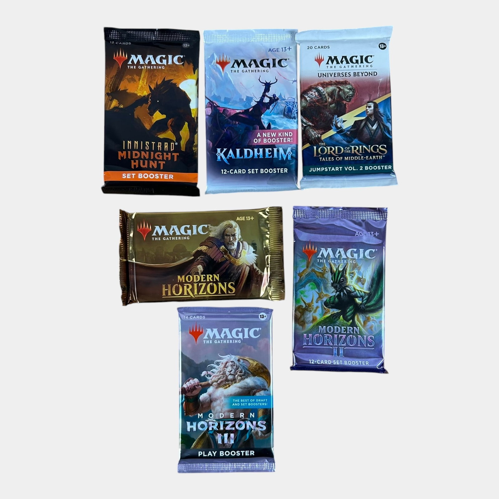 Magic The Gathering TCG Sealed Set Booster Packs Modern Horizons I II III, Lord Of The Rings, & More: We offer affordable in-house shipping on all items.For higher resolution images please visit bid.craftedauctions.com Magic The Gathering TCG Sealed Set Booster Packs Modern Horizons I II III, Lord Of 