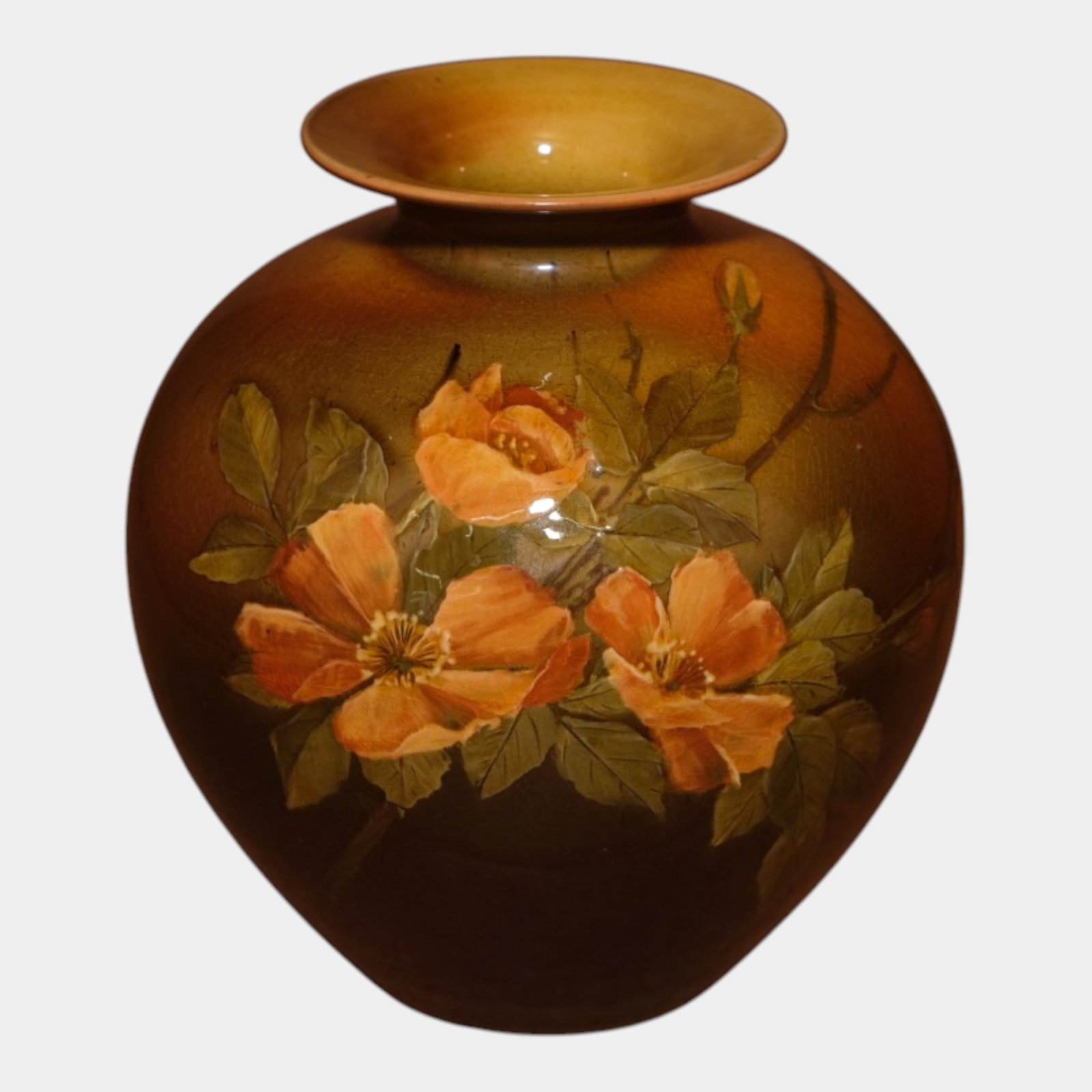 Rookwood Vintage Arts And Crafts Pottery Standard Glaze Ceramic Vase Anna Marie Valentine: Professional, fast, and affordable in house shipping available for all items.For higher resolution images please visit www.bid.craftedauctions.com Rookwood Vintage Arts And Crafts Pottery Standard Gla
