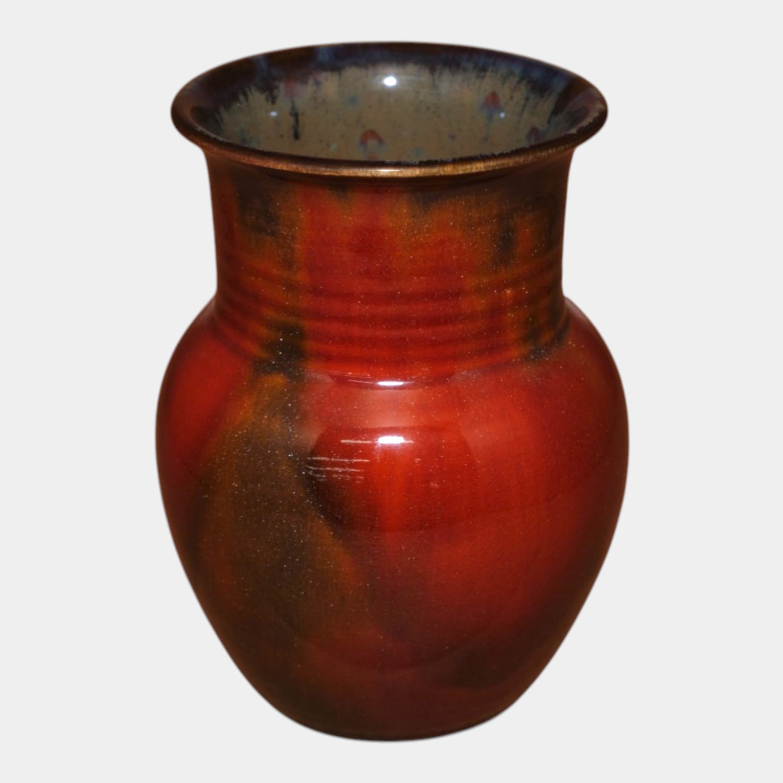Rookwood 1932 Vintage Art Deco Pottery Brown Glaze Effect Ceramic Vase 6315: Professional, fast, and affordable in house shipping available for all items.For higher resolution images please visit www.bid.craftedauctions.com Rookwood 1932 Vintage Art Deco Pottery Brown Glaze Ef