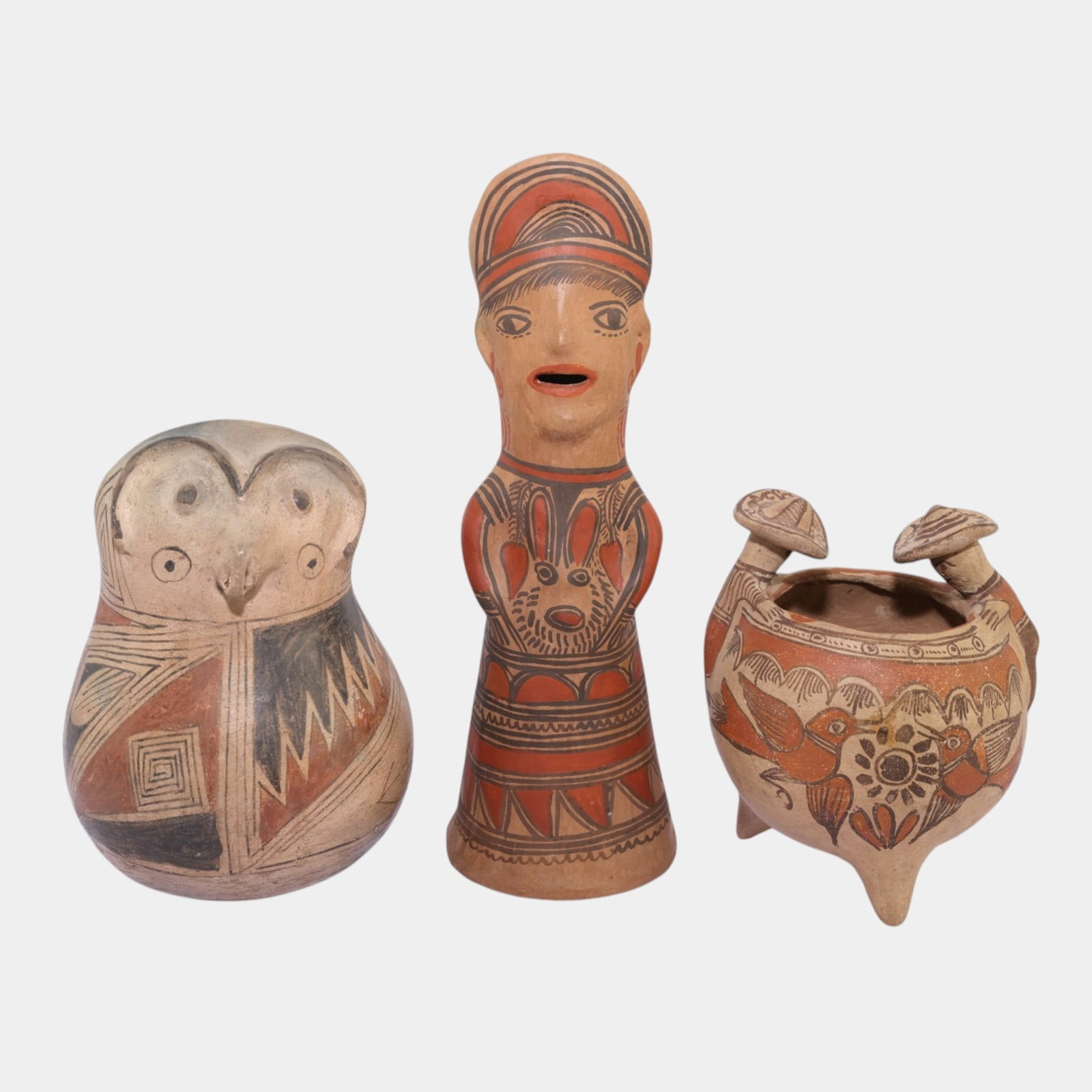 Mexican Pottery Old Figures (1 of 5)