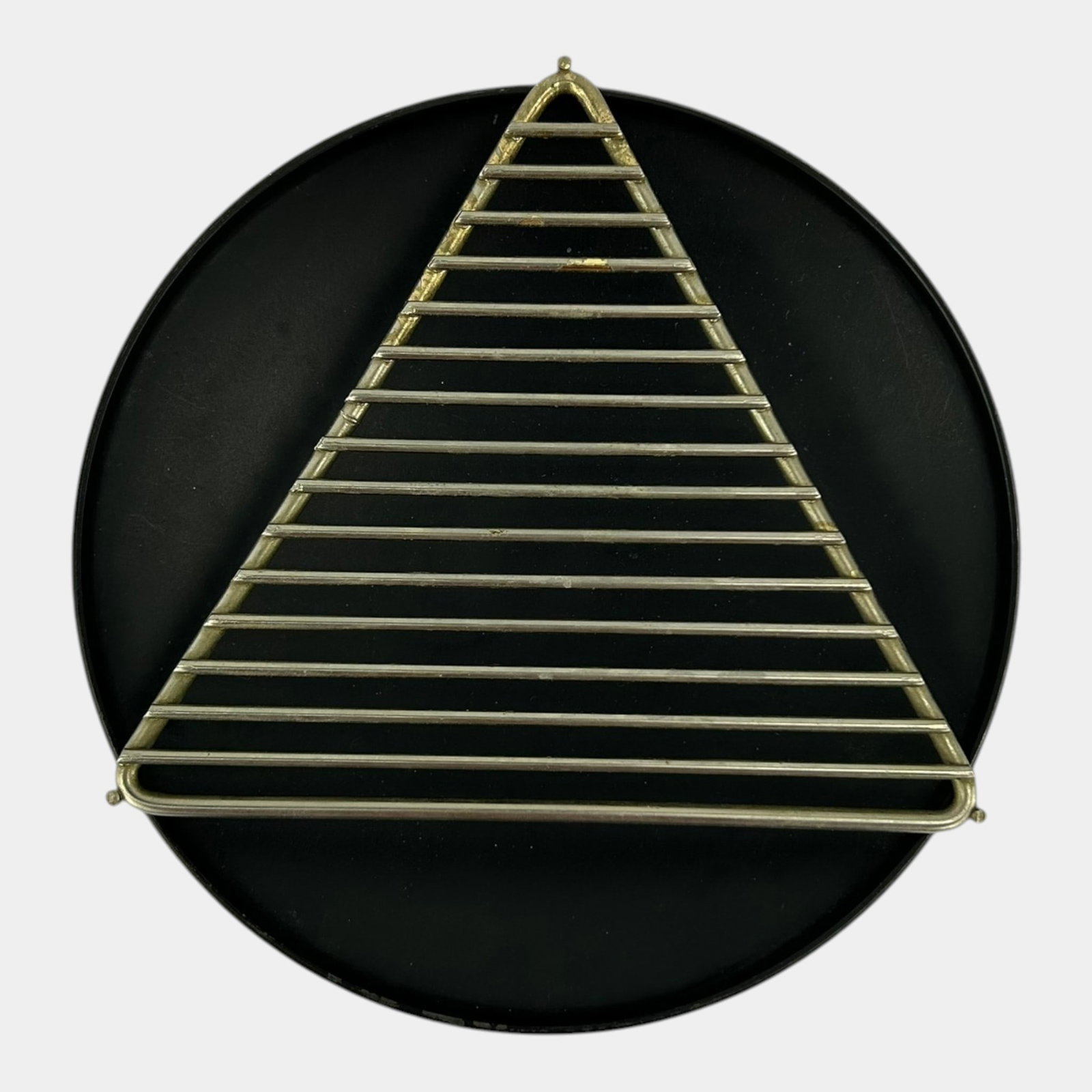 Stan Hawk & R. Coehlo-Cordoza For Hawk House Modernist Barbecue Designed Steel Tri Footed Ashtray (1 of 5)