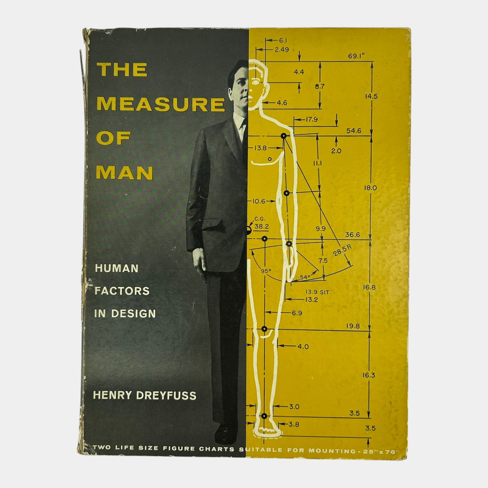 The Measure Of Man: Human Factors In Design By Henry Dreyfuss 1st Edition Whitney Library Of Design (1 of 15)