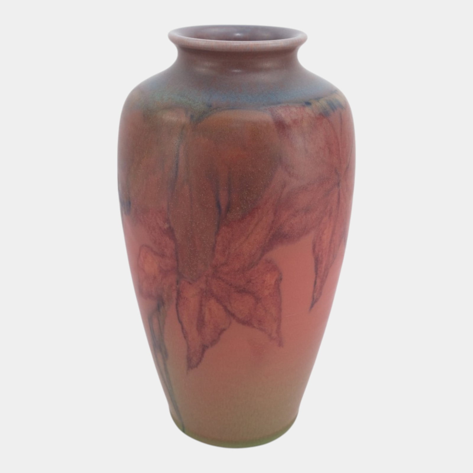 Rookwood 1931 Vintage Arts & Crafts Pottery Red Purple Floral Ceramic Vase 614D Elizabeth Lincoln: Professional, fast, and affordable in house shipping available for all items.For higher resolution images please visit www.bid.craftedauctions.com Rookwood 1931 Vintage Arts & Crafts Pottery Red Purpl