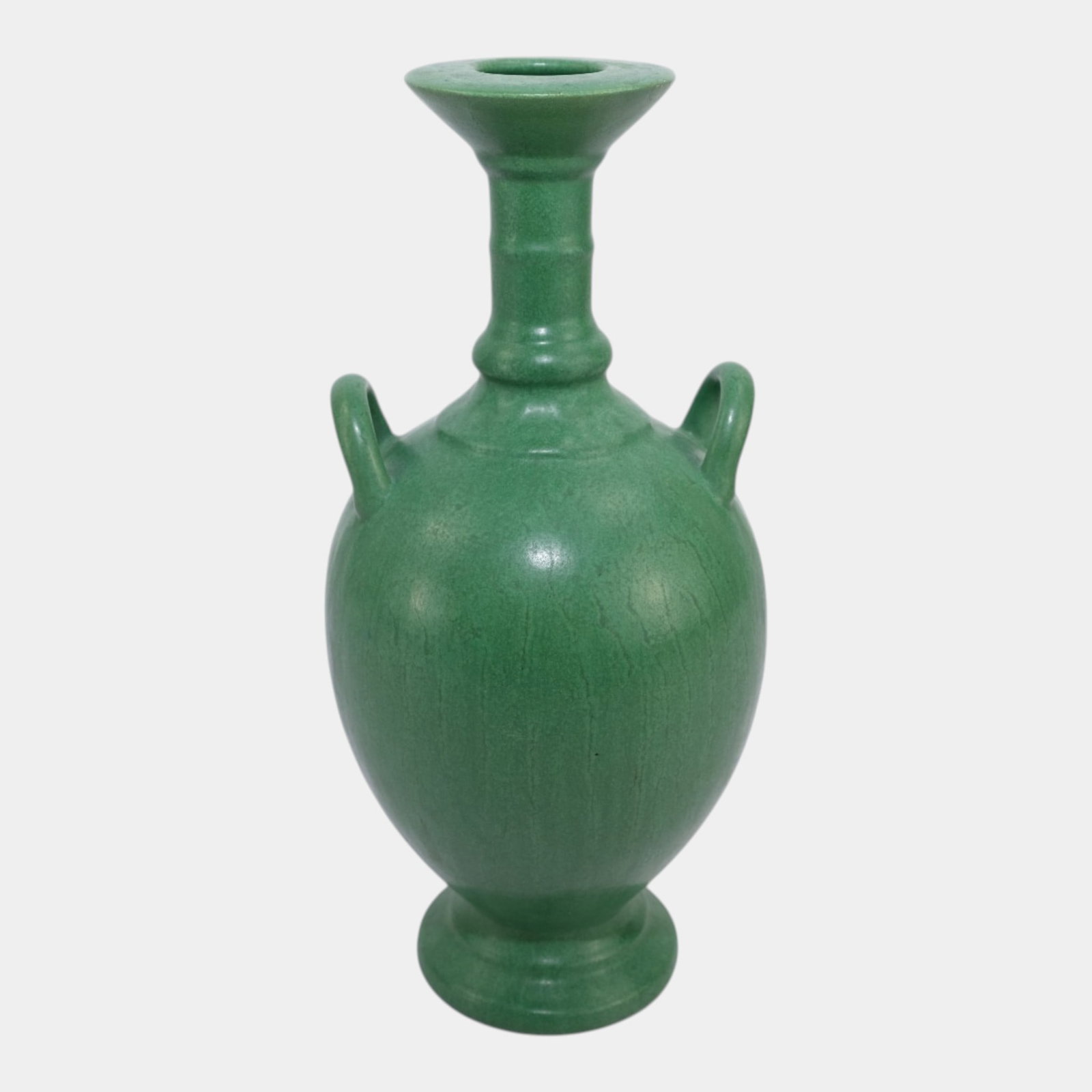 Roseville Rozane Ware Egypto 1905 Vintage Art Pottery Matte Green Vase E48-10 (1 of 8)