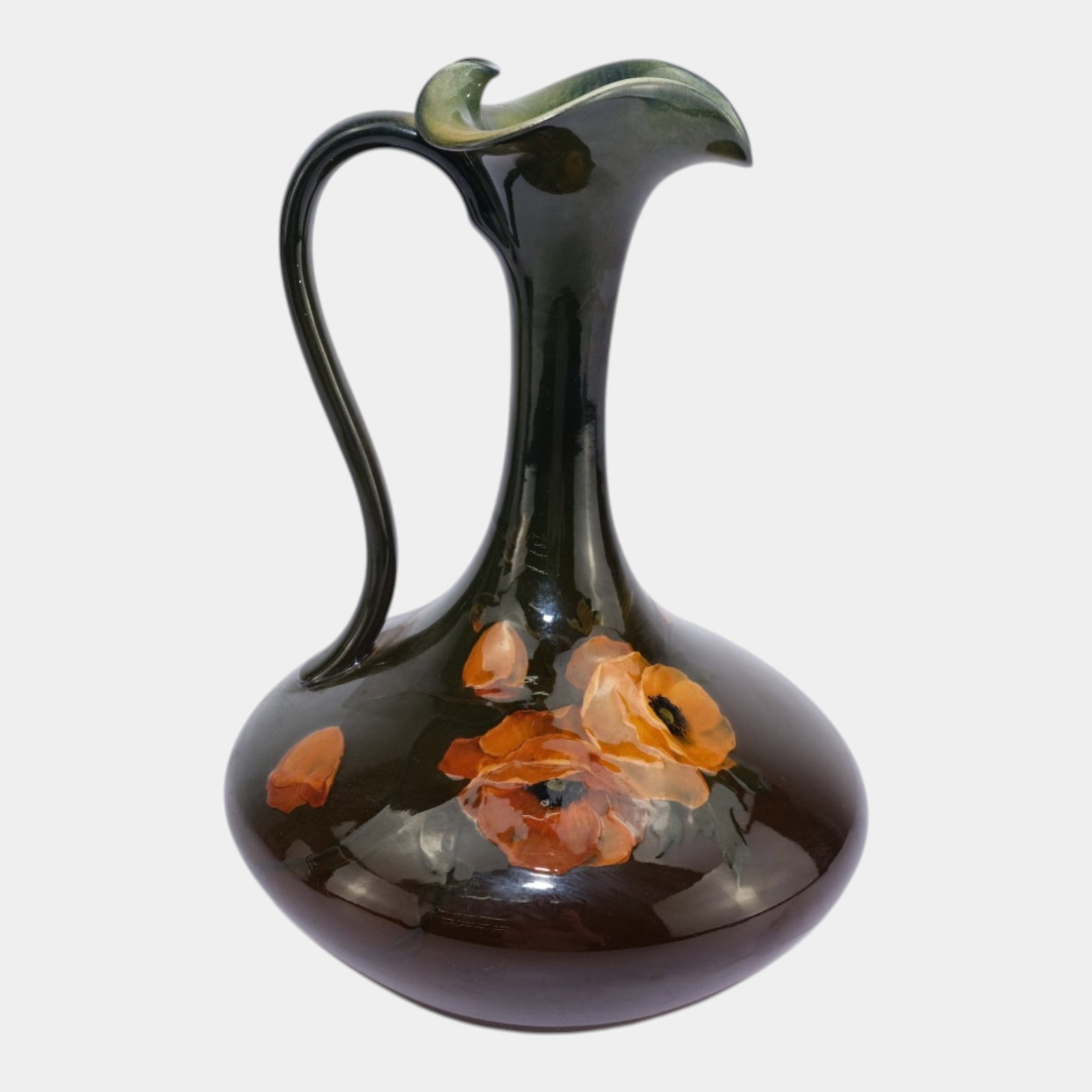 Rookwood 1895 Vintage Arts And Crafts Pottery Standard Glaze Ceramic Ewer 611 Olga Geneva Reed (1 of 6)
