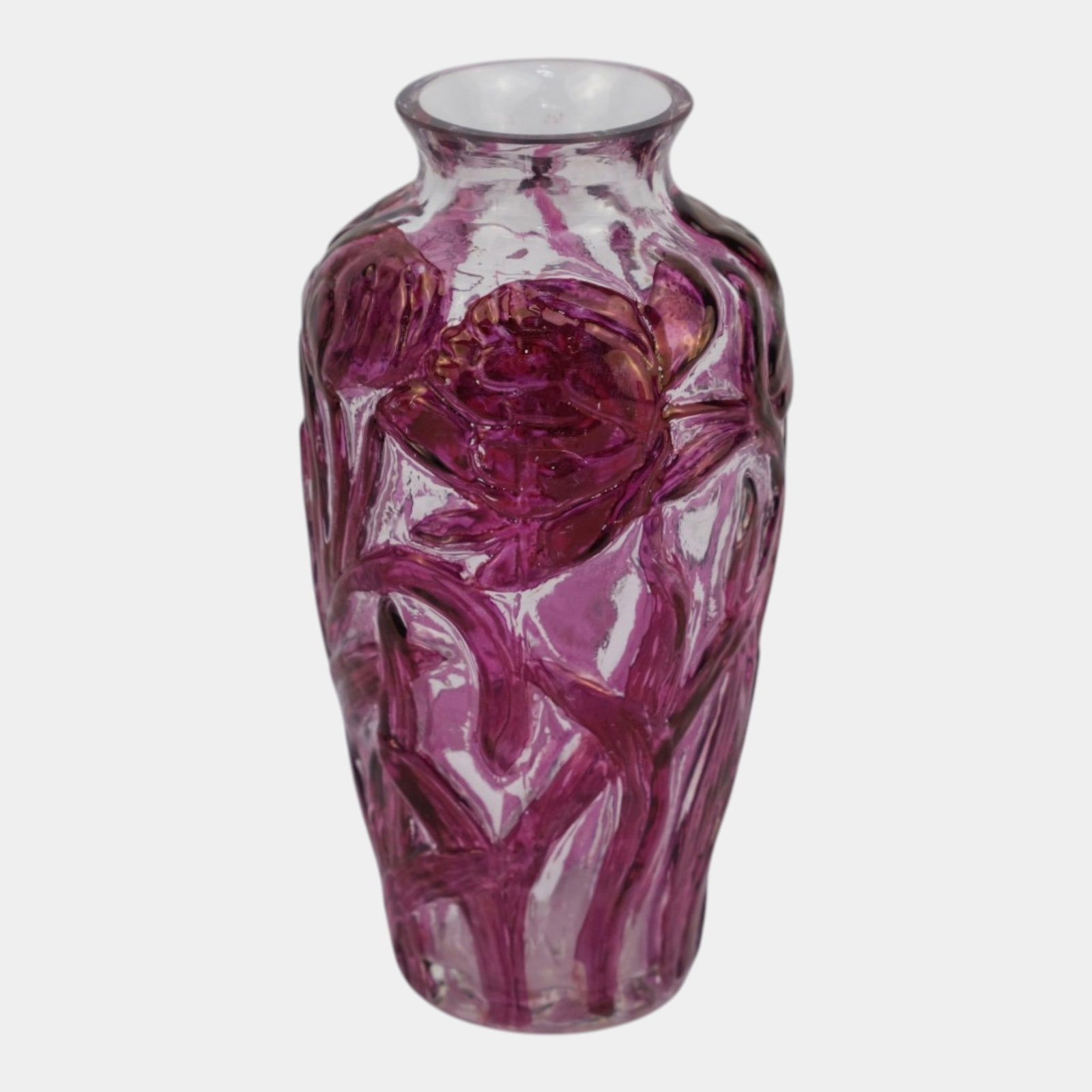 Consolidated Glass Co Early 20th Century Art Deco Ruby Stain Crystal Jonquil Vase 155: Professional, fast, and affordable in house shipping available for all items.For higher resolution images please visit www.bid.craftedauctions.com Consolidated Glass Co Early 20th Century Art Deco Rub