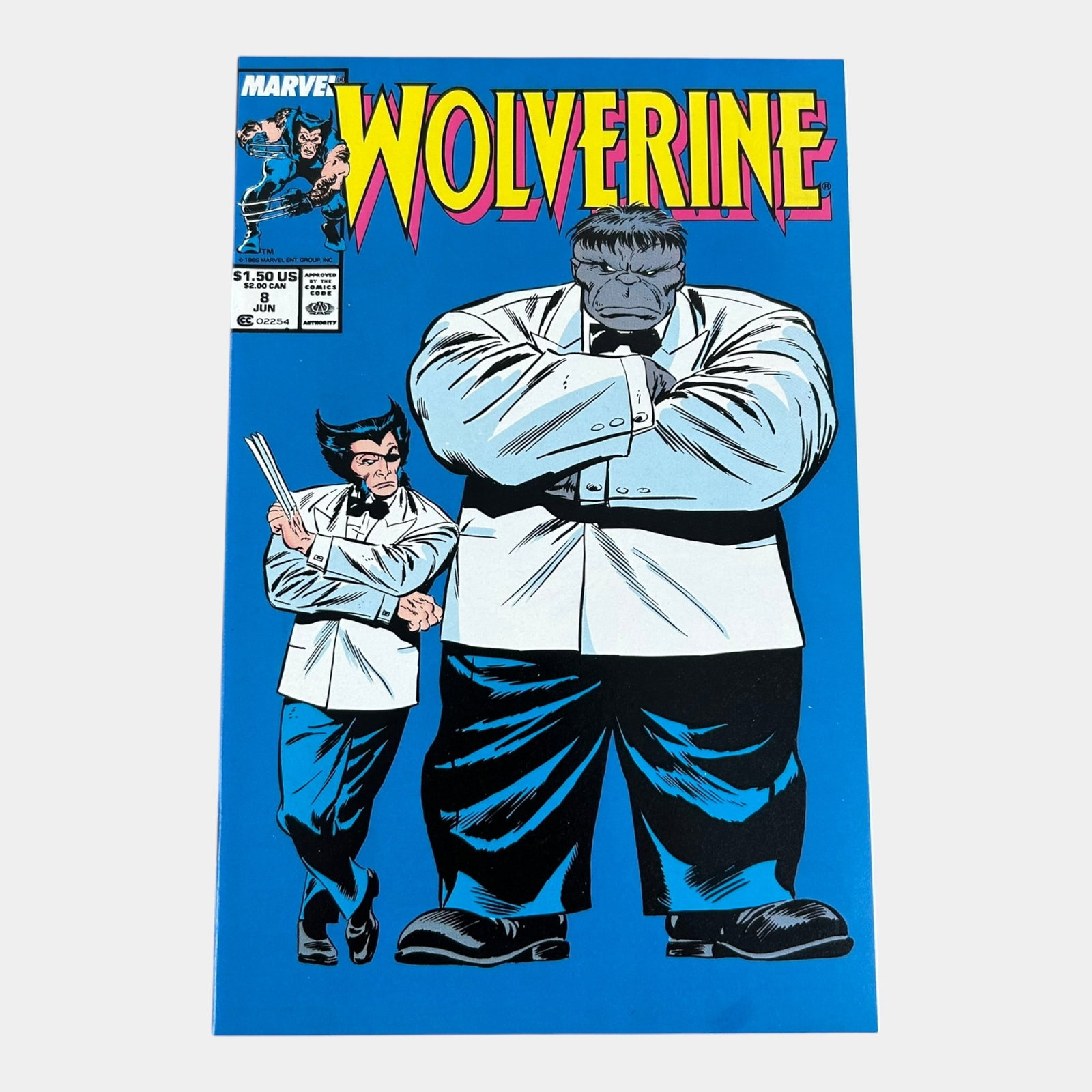Wolverine #8 Copper Age Iconic Cover High Grade Comic Book Marvel Comics (1 of 8)