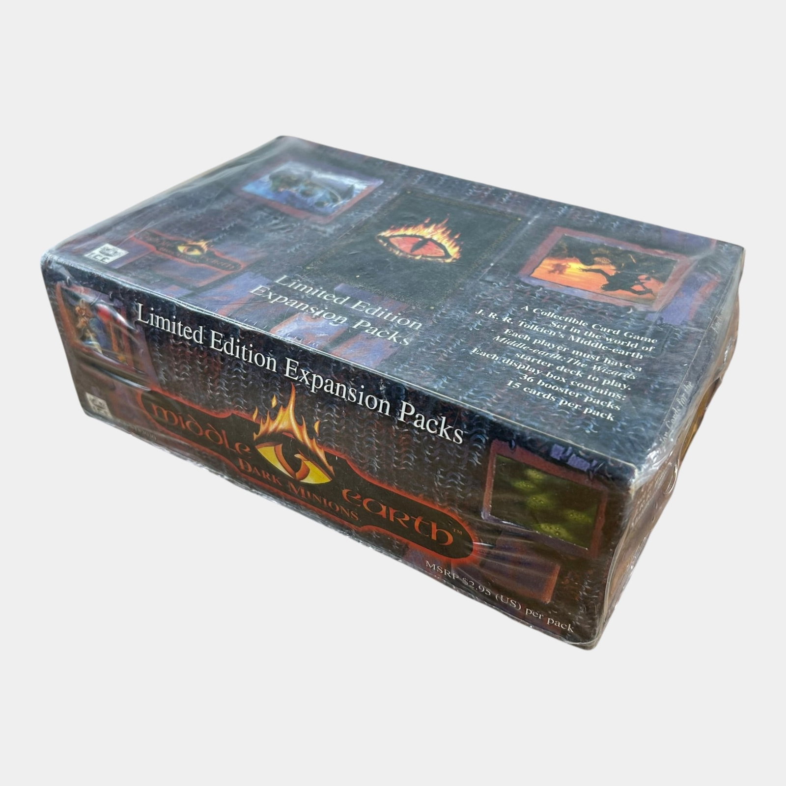 Middle-Earth TCG Dark Minions Expansion Sealed Booster Box 36 Sealed Booster Packs: Professional, fast, and affordable in house shipping available for all items.For higher resolution images please visit bid.craftedauctions.com Middle-Earth TCG Dark Minions Expansion Sealed Booster Bo