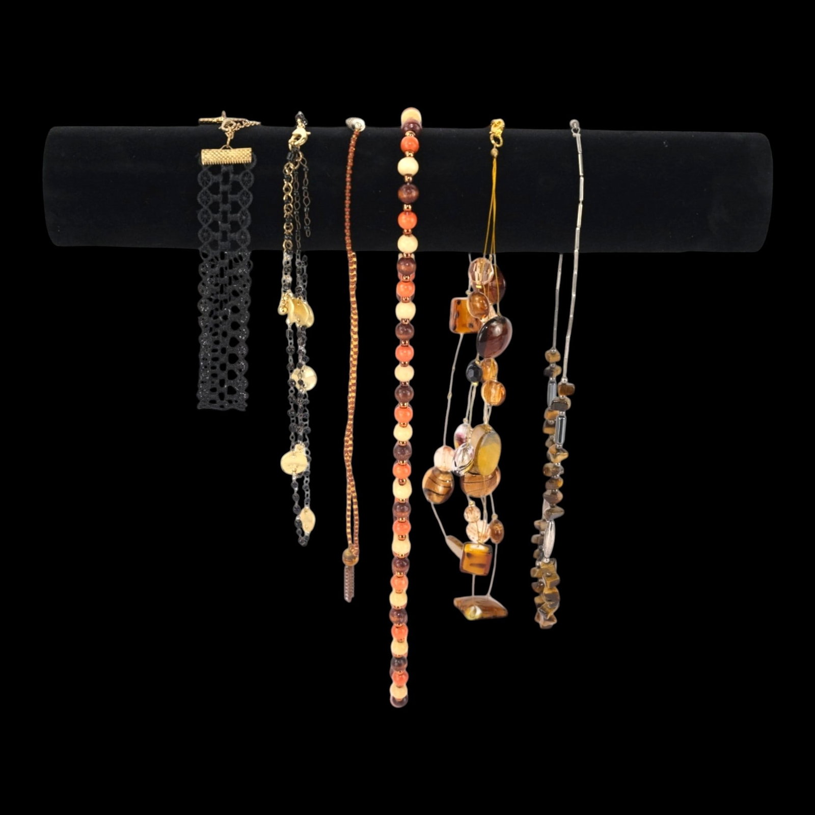 Beaded Pendant Chain & Multi Strand Necklace Collection Fashion Jewelry Mixed Accessories Lot (1 of 2)