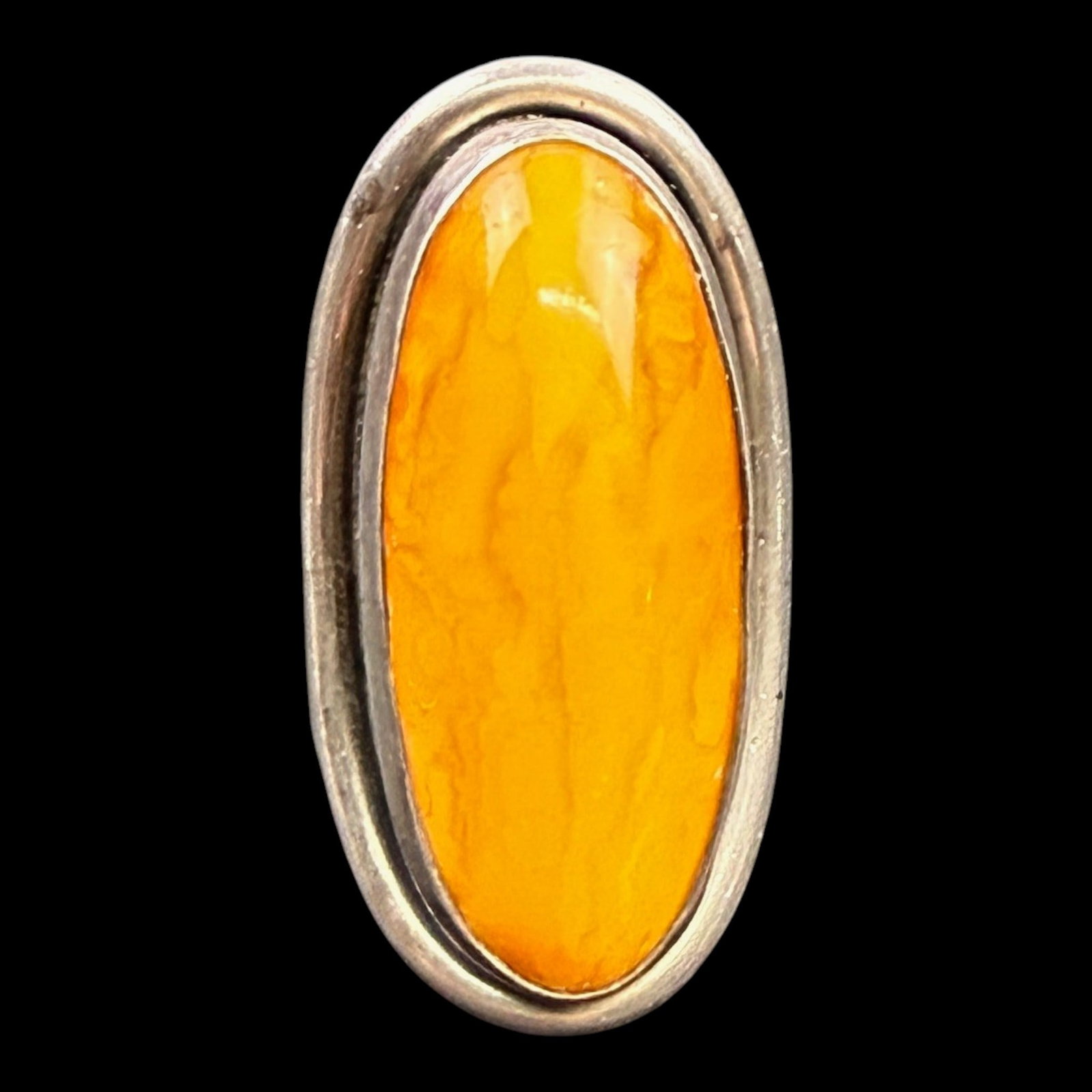 Carl Frydensberg COF Denmark Sterling Silver Butterscotch Amber Large Oval Statement Ring With: Professional, fast, and affordable in house shipping available for all items.For higher resolution images please visit bid.craftedauctions.com Carl Frydensberg COF Denmark Sterling Silver Butterscotch