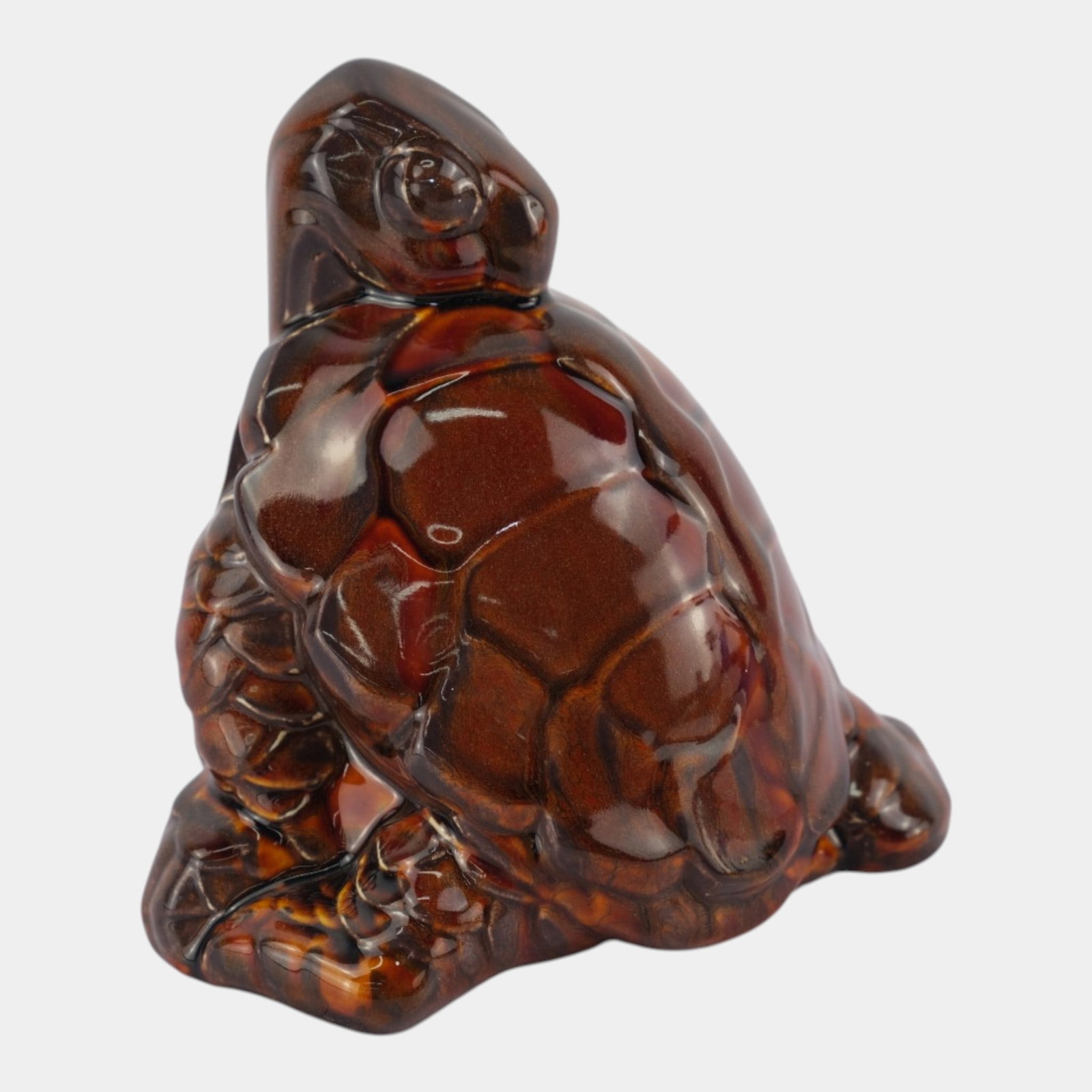 Kenton Hills Mid Century Modern Art Pottery Coromandel Aventurine Blended Figural Turtle Bookend: Professional, fast, and affordable in house shipping available for all items. For higher resolution images please visit bid.craftedauctions.com Kenton Hills Mid Century Modern Art Pottery Coromandel A