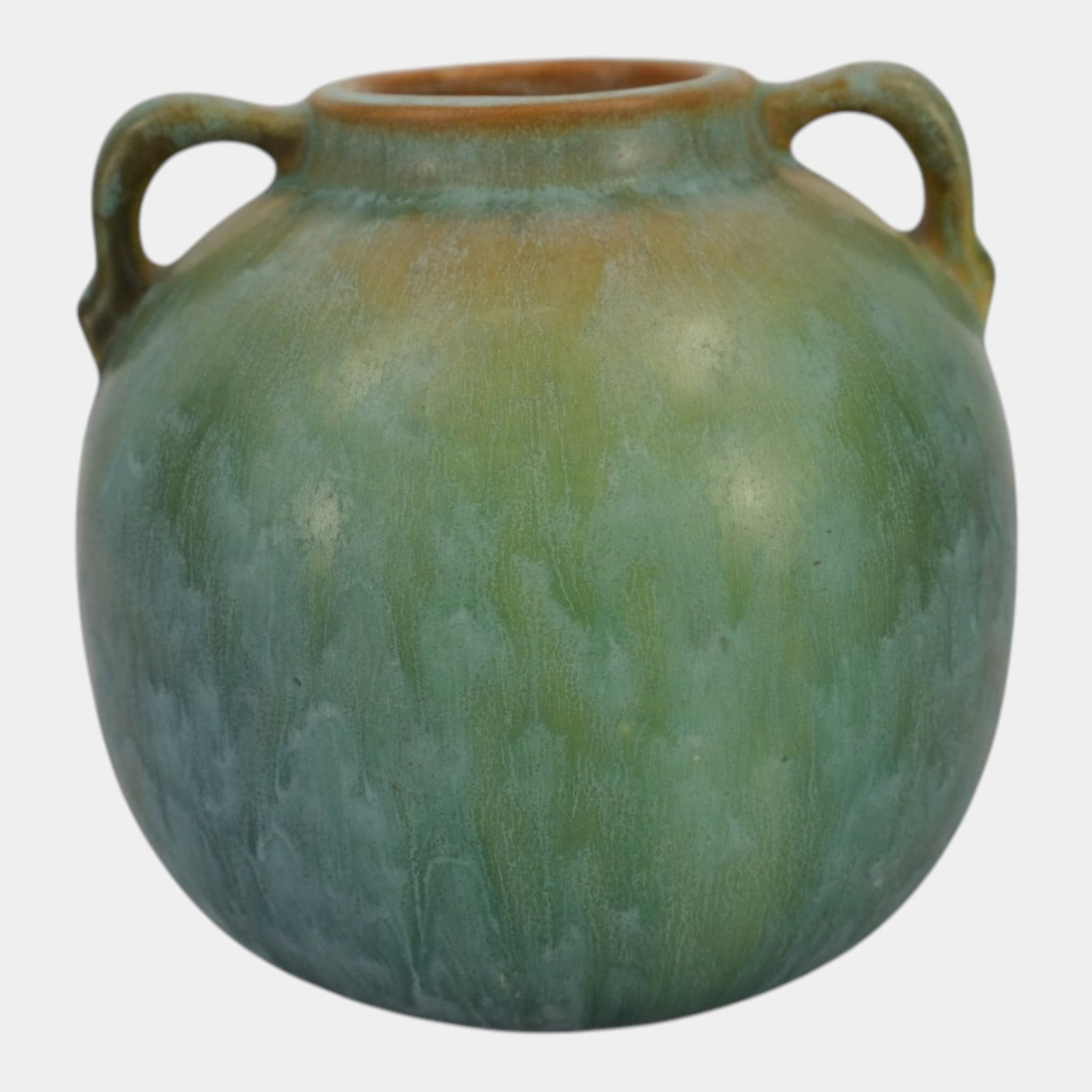 Roseville Earlam Blue Green 1930 Vintage Art Pottery Ceramic Vase 516-4: Professional, fast, and affordable in house shipping available for all items. For higher resolution images please visit bid.craftedauctions.com Roseville Earlam Blue Green 1930 Vintage Art Pottery Cer