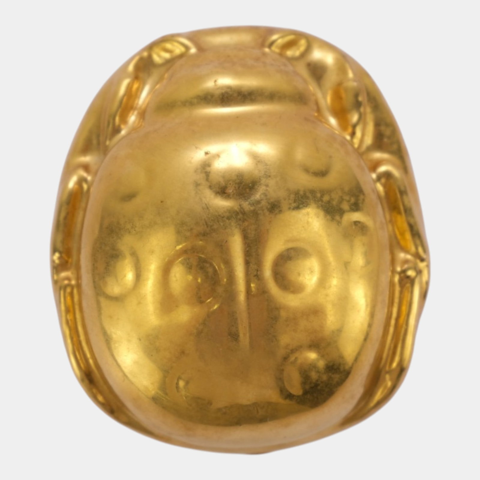 Rookwood 1986 Pottery Golden Ladybug Paperweight Figurine (1 of 4)