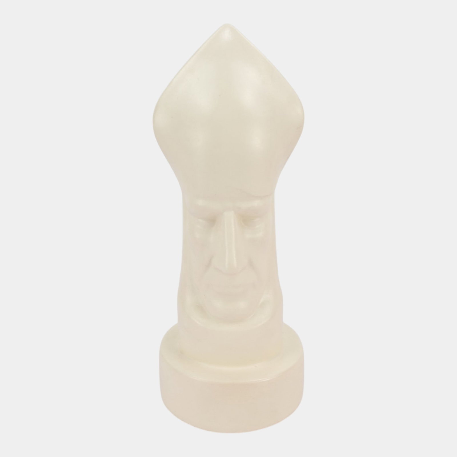 Peter Ganine For Brayton Laguna 1947 Art Pottery 12" Tall White Bishop Chess Piece Figurine: Professional, fast, and affordable in house shipping available for all items. For higher resolution images please visit bid.craftedauctions.com Peter Ganine For Brayton Laguna 1947 Art Pottery 12" Tal