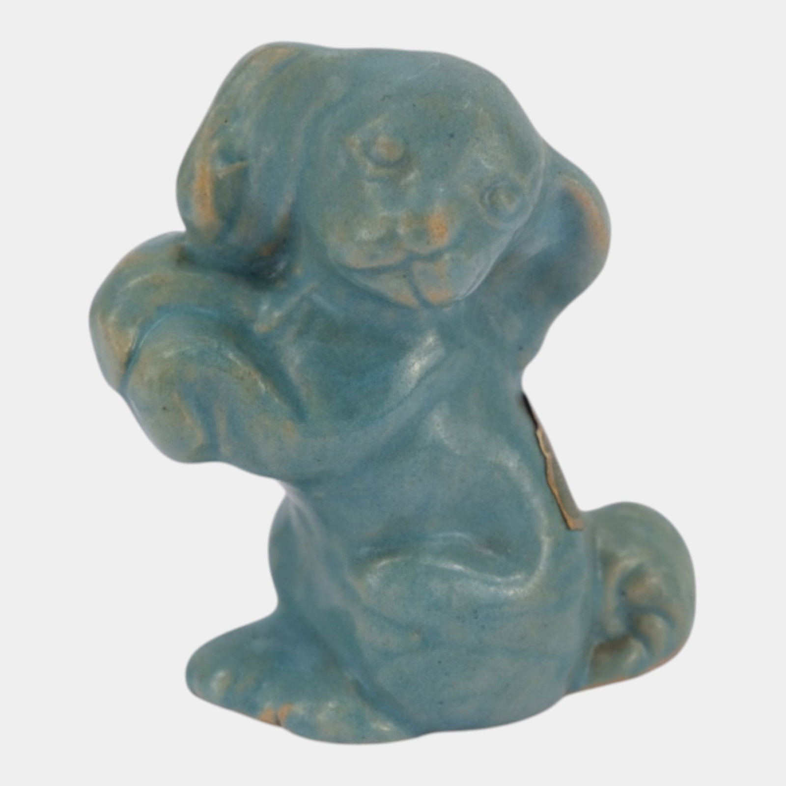 Rosemeade Pottery Mid Century Blue Cocker Spaniel Figural Ceramic Dog Figurine: Professional, fast, and affordable in house shipping available for all items. For higher resolution images please visit bid.craftedauctions.com Rosemeade Pottery Mid Century Blue Cocker Spaniel Figura
