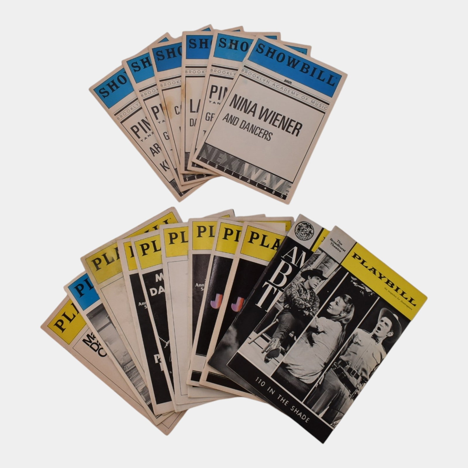 Larua Dean, Pina Bausch, Murray Louis, Joyce & Other Vintage Playbills and Showbills (1 of 3)