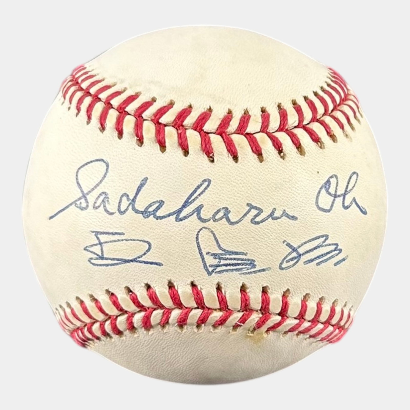 Sadahura Oh Hand Signed Autographed Baseball: Professional, fast, and affordable in house shipping available for all items. For higher resolution images please visit bid.craftedauctions.com Sadahura Oh Hand Signed Autographed Baseball Sadaharu Oh
