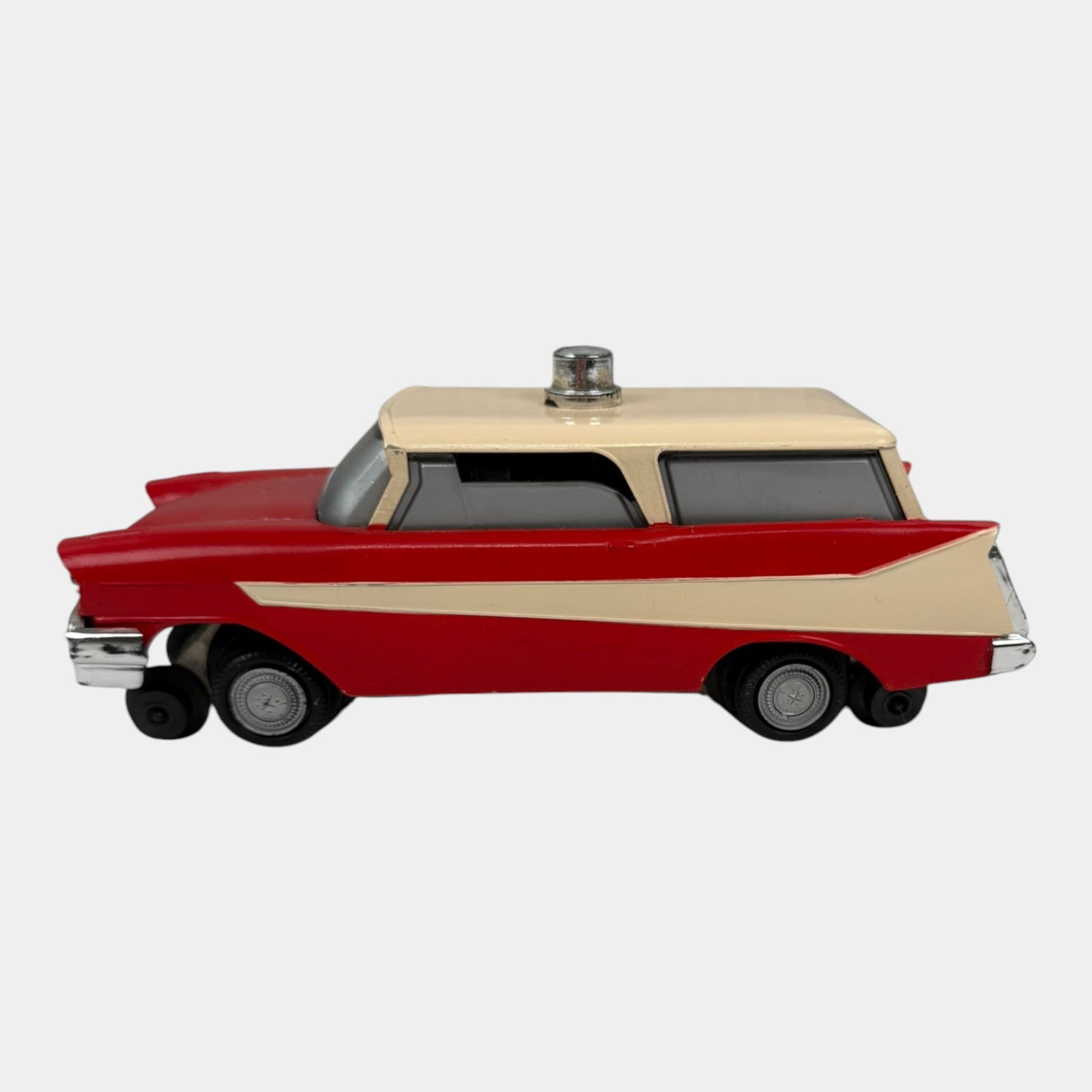 Lionel Trains Post War 1950s Executive Inspection Car Red White 68 (1 of 3)