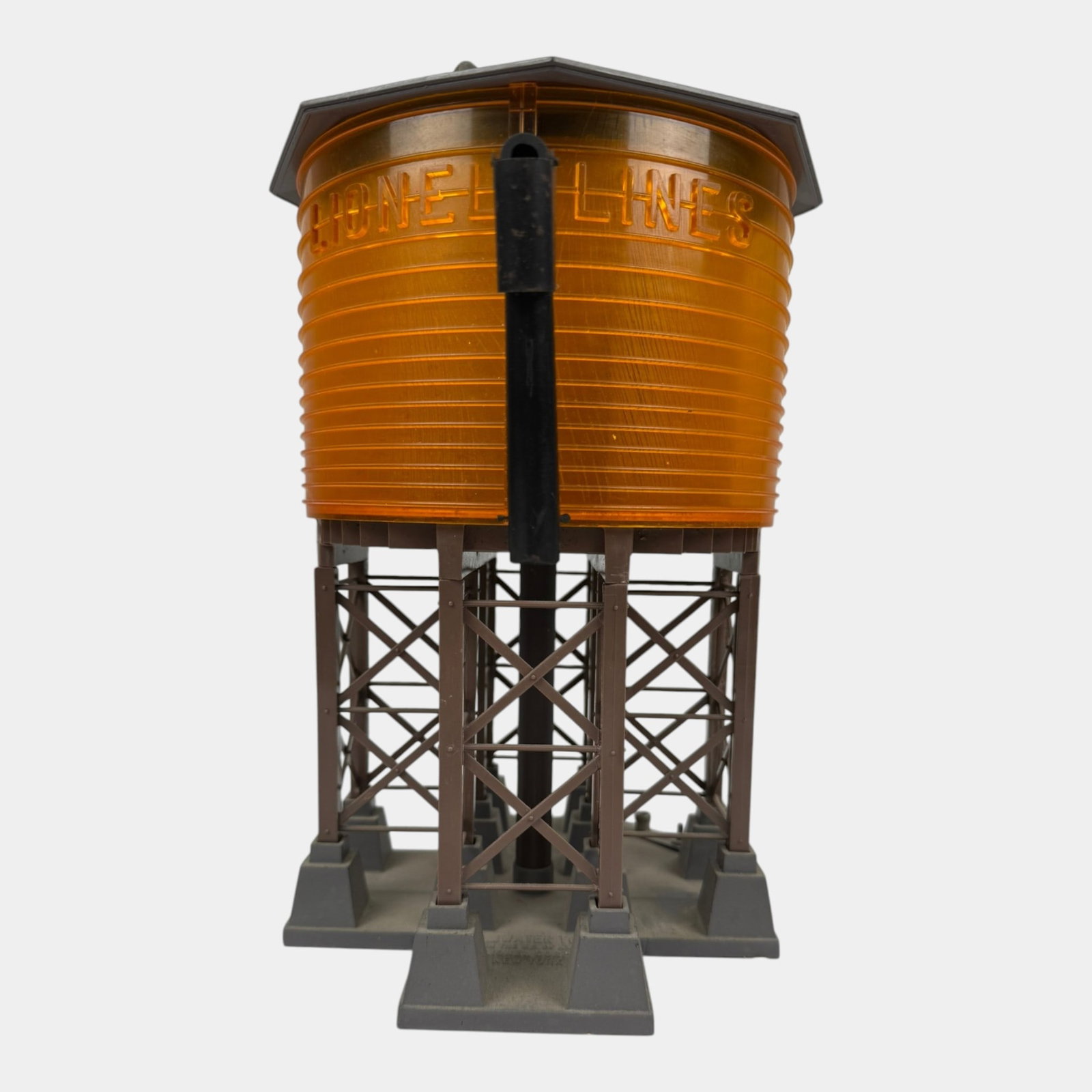 Lionel Trains Post War Lionel Lines Orange Gray Water Tower 38-30 (1 of 2)