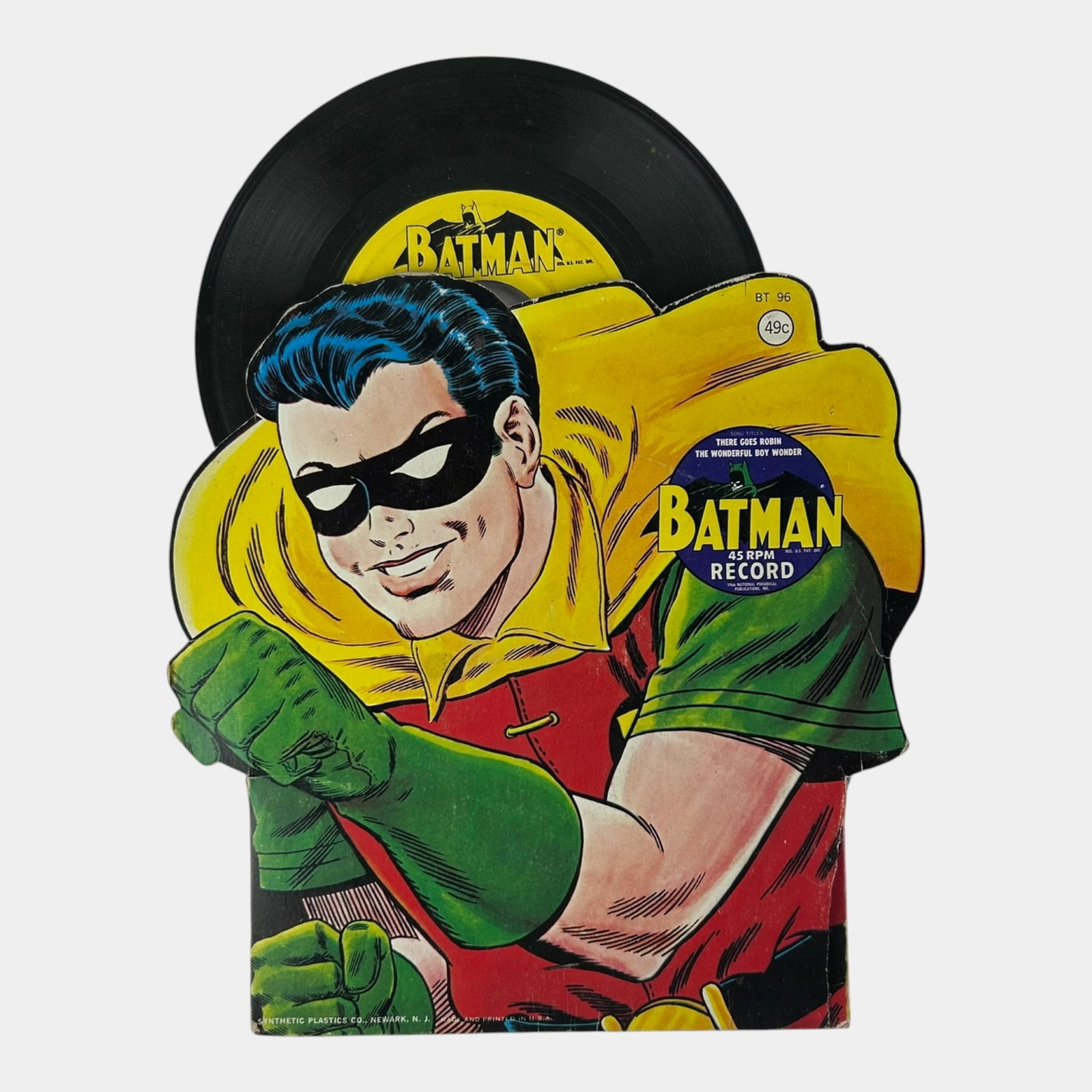 Batman Record The Wonderful Boy Wonder & There Goes Robin 45 Vinyl Record: Professional, fast, and affordable in house shipping available for all items. For higher resolution images please visit bid.craftedauctions.com Auction Excellent condition. Age related wear.