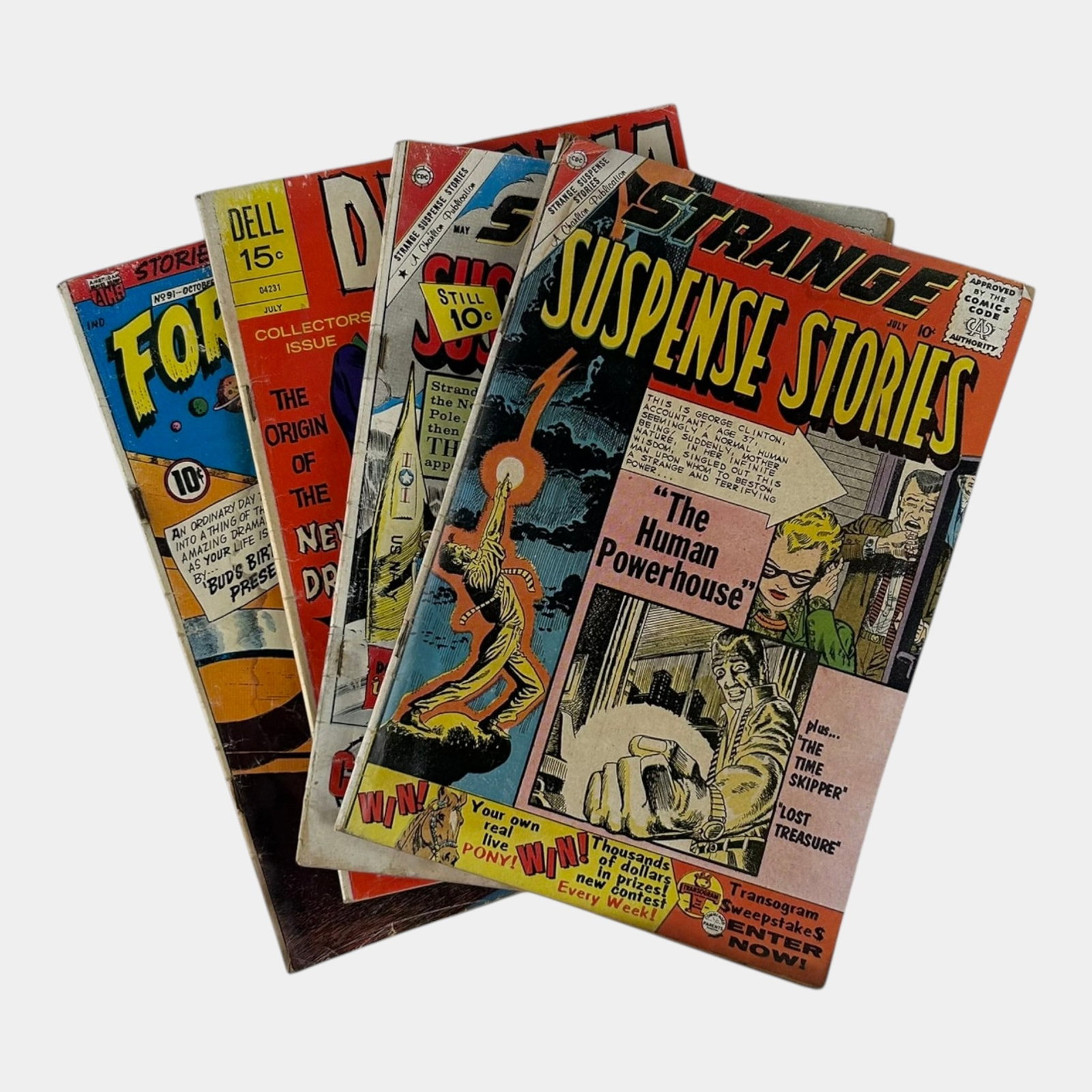 Forbidden Worlds, Dracula, Strange Suspense Stories Silver Age Horror Comic Books (1 of 2)
