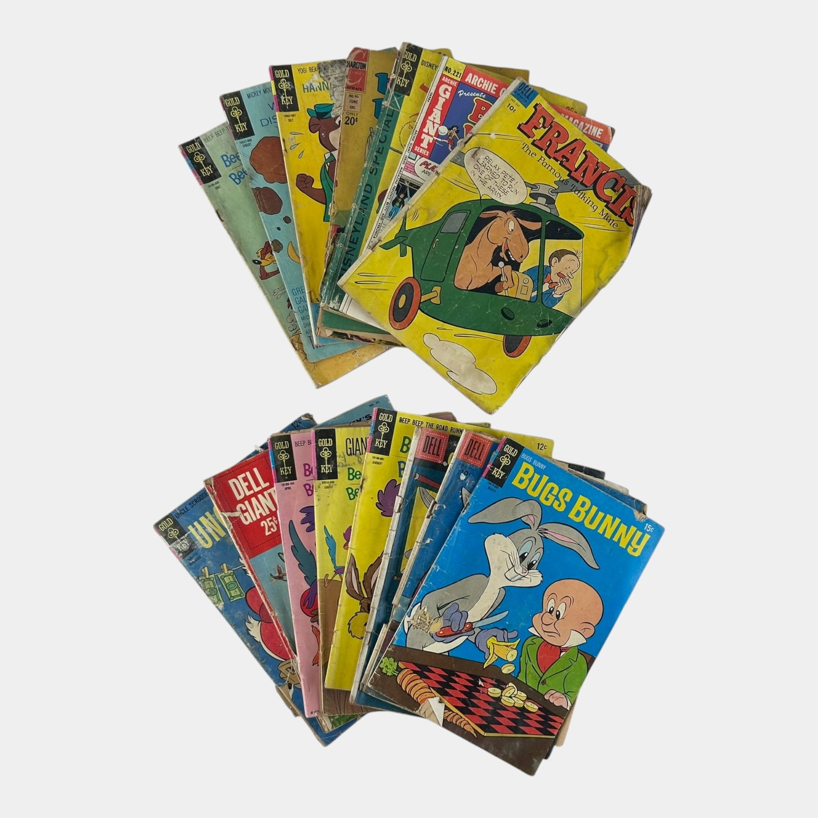 Dell, Gold Key, & Charlton Silver Age Cartoon Funnies Comic Books Archie, Looney Tunes, & More (1 of 3)