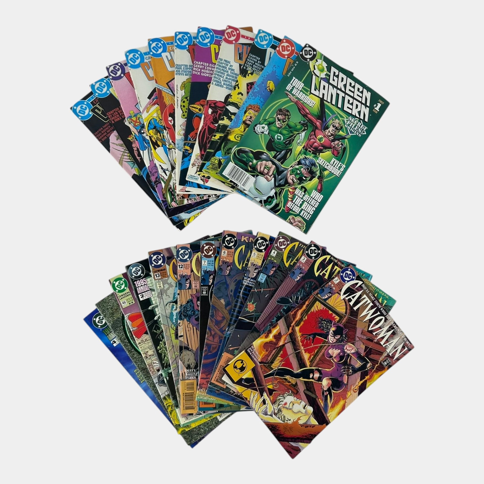 Green Lantern, Challenge!, and Catwman Bronze Age To Modern Age DC Comics 24 Comic Books (1 of 4)