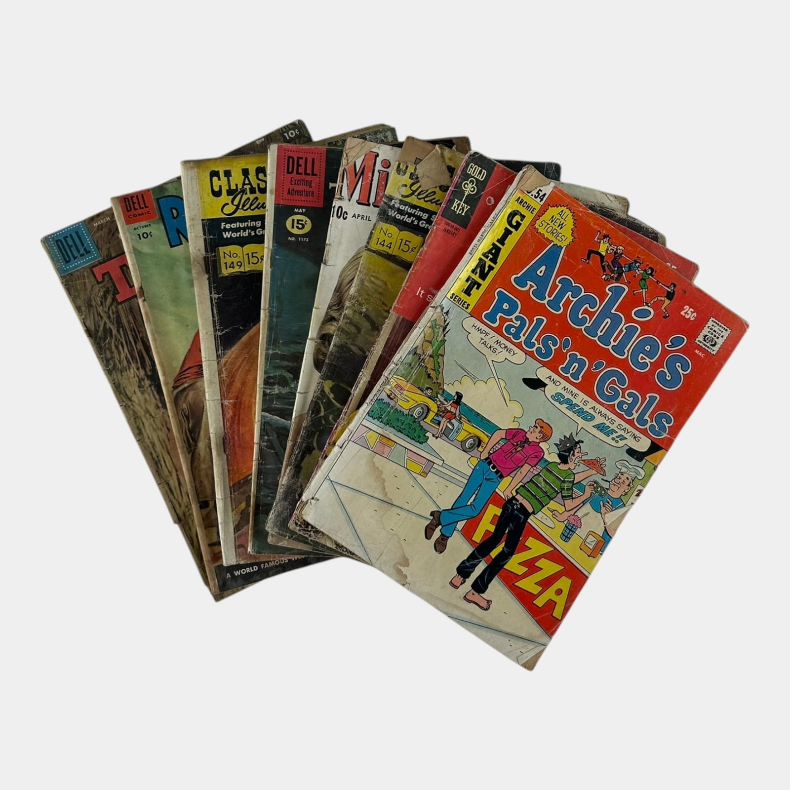 1st Twilight Zone Comics Four Color #1173 & 7 Other Silver Age Comic Books: Professional, fast, and affordable in house shipping available for all items. For higher resolution images please visit bid.craftedauctions.com Auction Excellent condition. Age related wear.