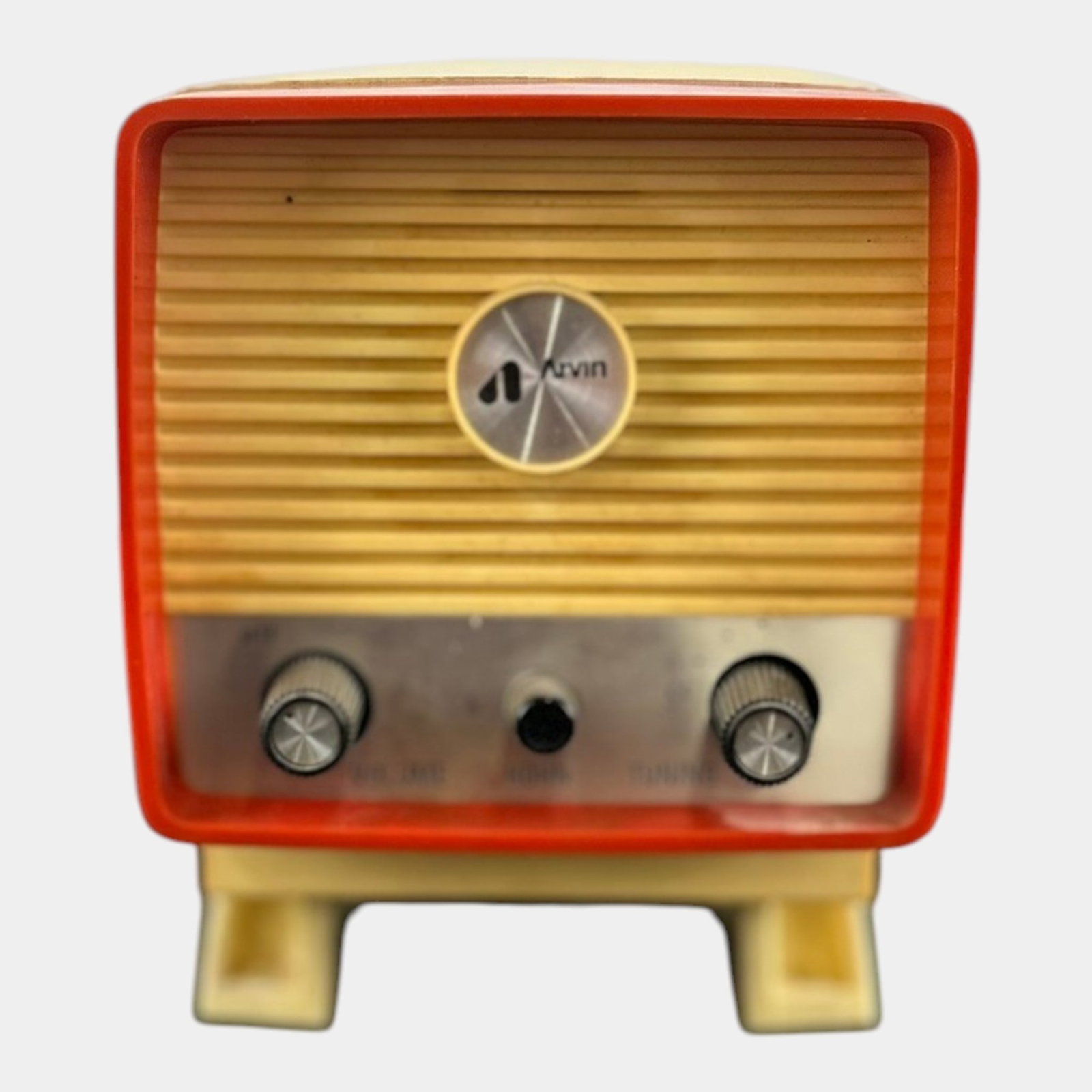 Arvin 1950s Bike Portable Radio, Horn, & Reflector Model 51Y23-13 With Original Box (1 of 5)