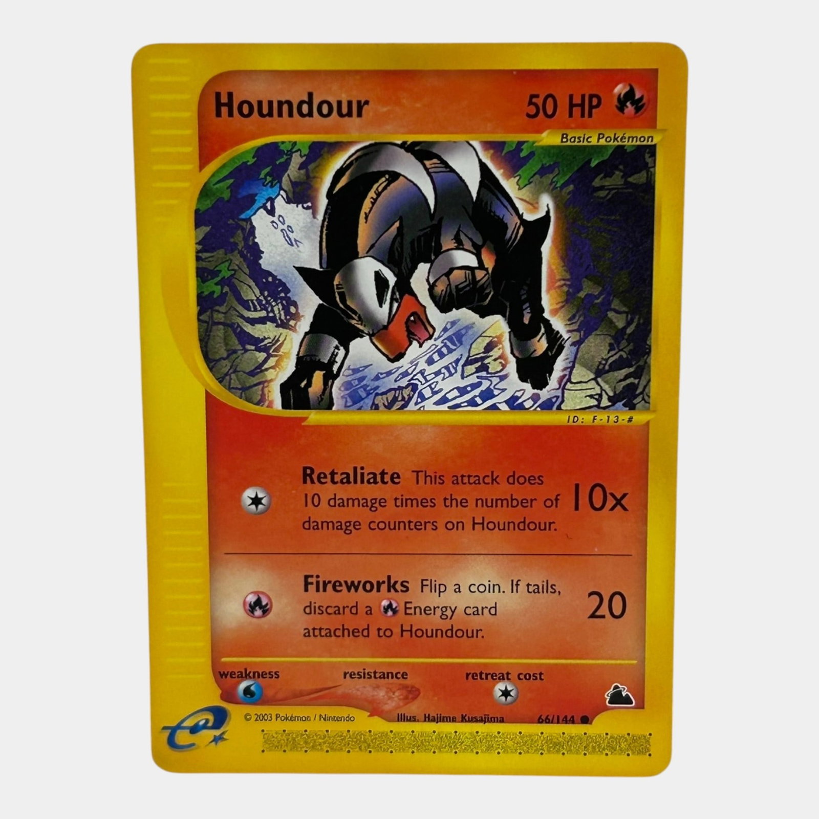 Houndour #66 E-Card Series Skyridge Set High Grade Pokemon TCG Card: Professional, fast, and affordable in house shipping available for all items. For higher resolution images please visit bid.craftedauctions.com Houndour #66 E-Card Series Skyridge Set High Grade Pokem