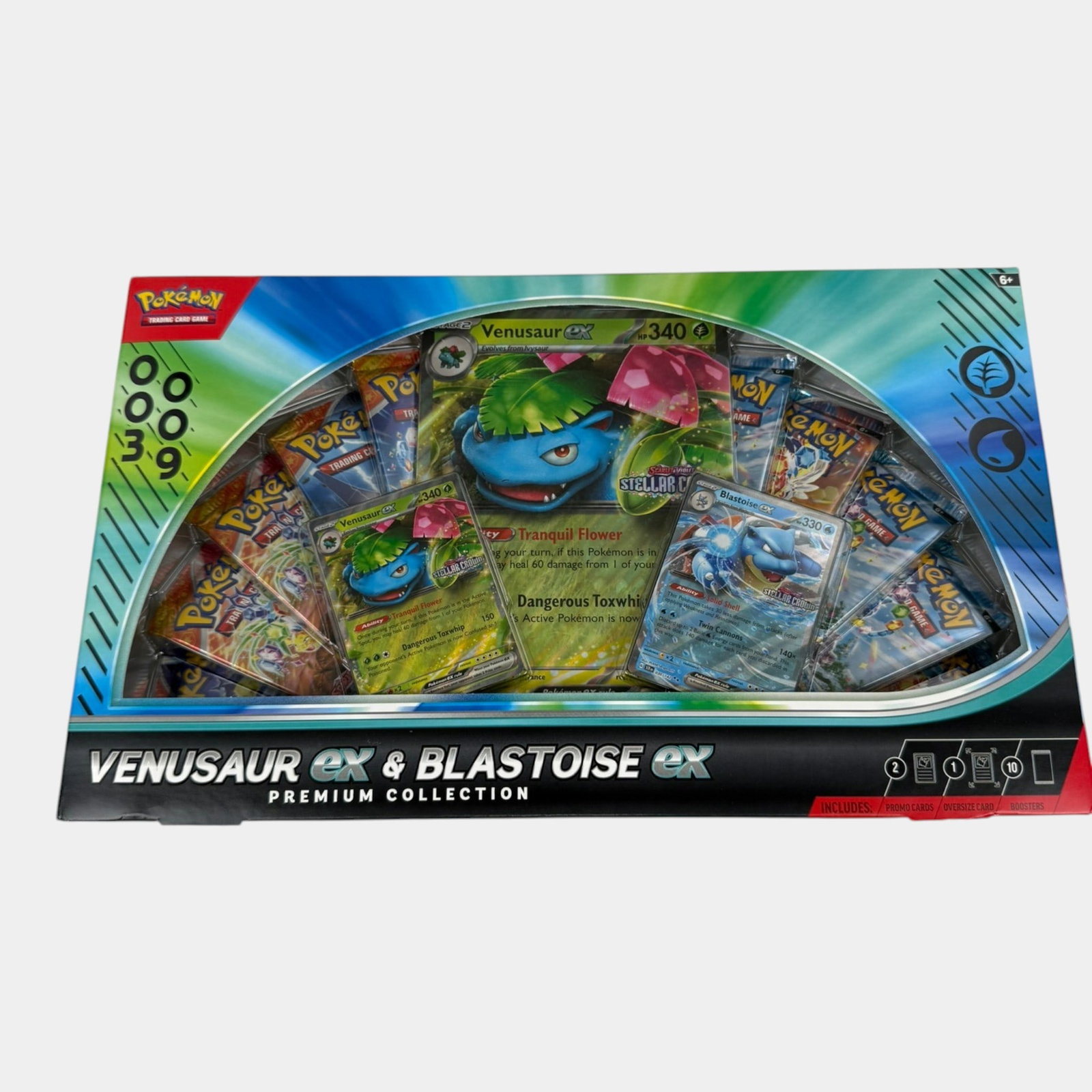 Pokemon Venusaur EX & Blastoise EX Premium Collection Sealed Booster Packs & Promo Cards: Professional, fast, and affordable in house shipping available for all items. For higher resolution images please visit bid.craftedauctions.com Pokemon Venusaur EX & Blastoise EX Premium Collection Se
