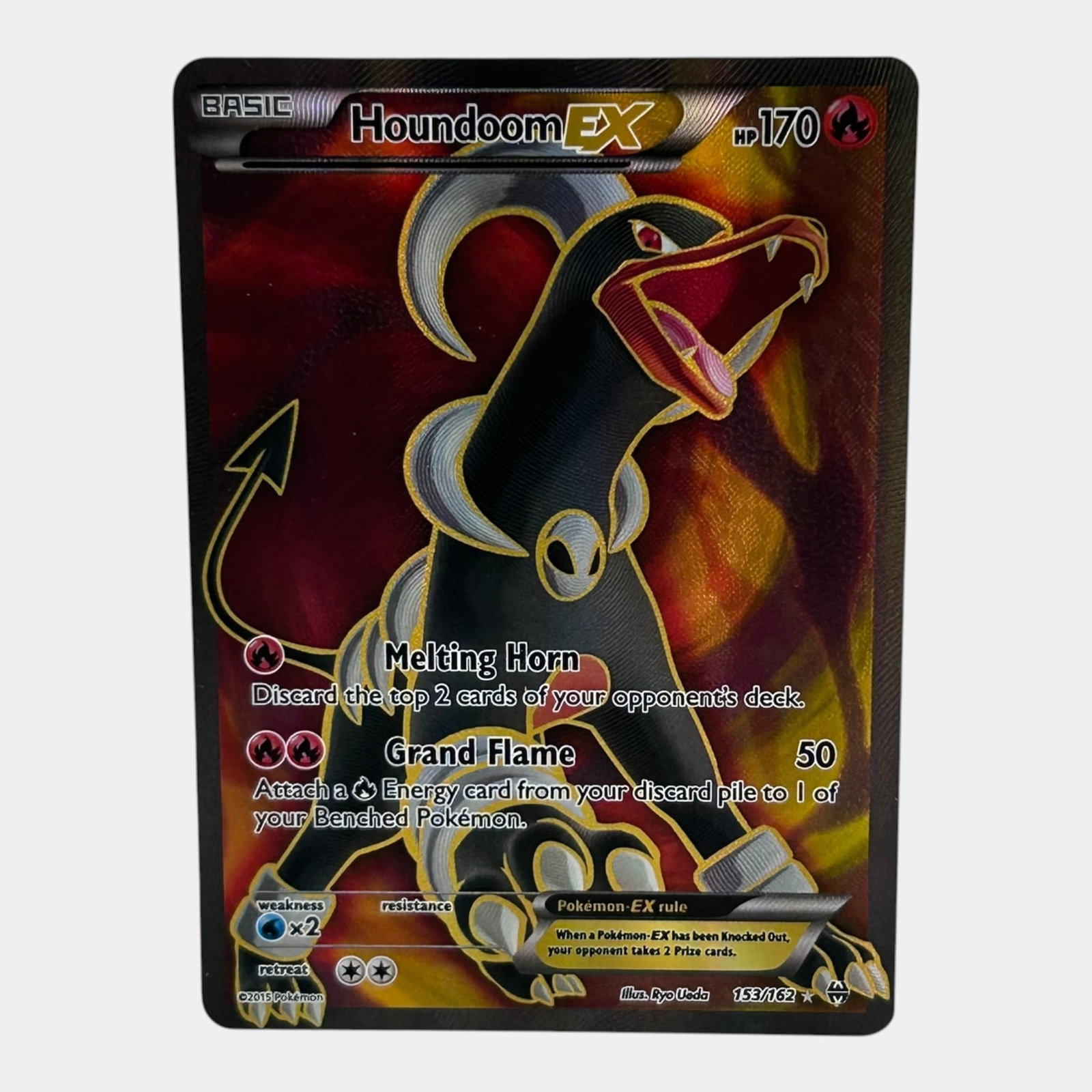Houndoom Full Art EX #153 XY Break Through Pokemon TCG Card: Professional, fast, and affordable in house shipping available for all items. For higher resolution images please visit bid.craftedauctions.com Houndoom Full Art EX #153 XY Break Through Pokemon TCG C
