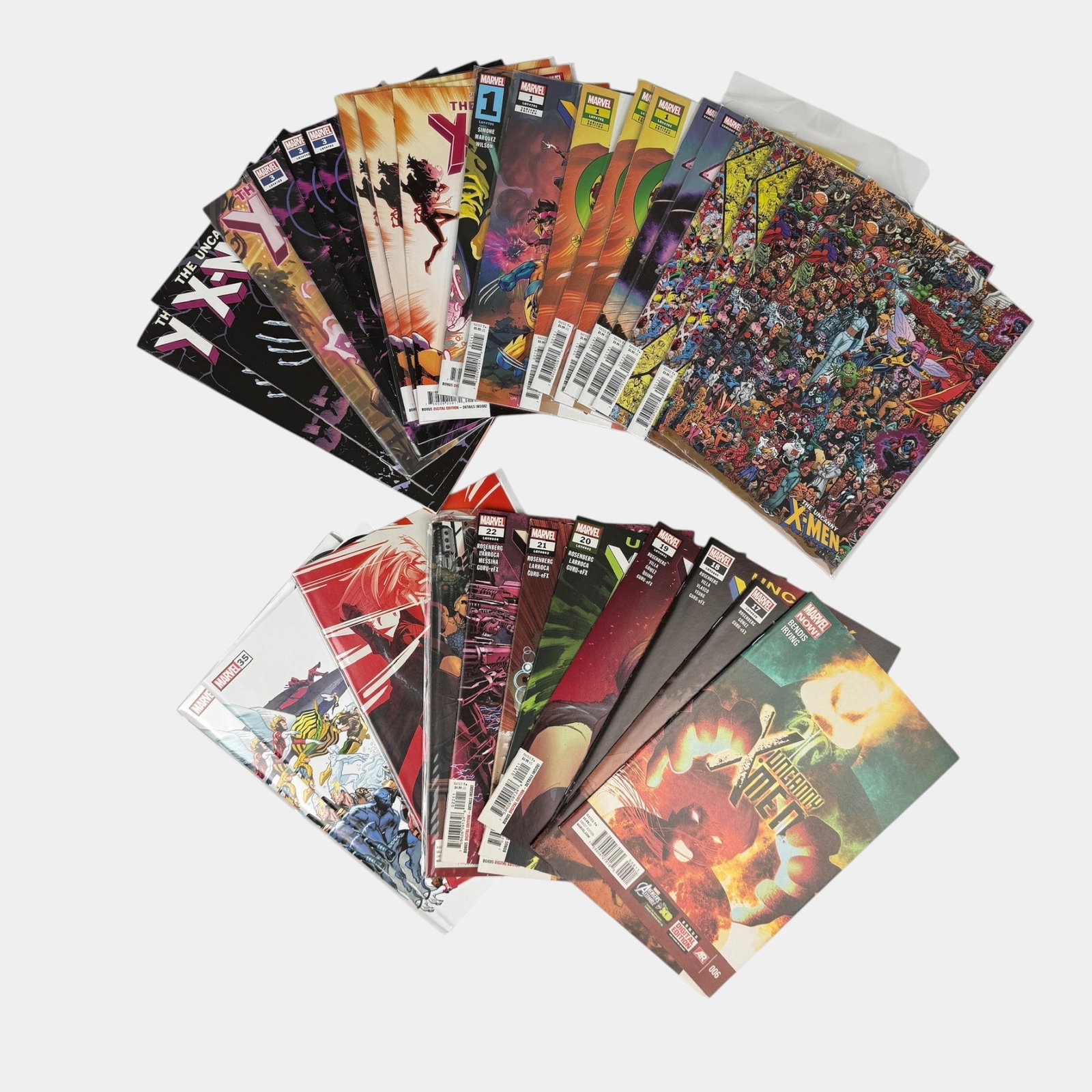 The Uncanny X-Men #1-4 With Variant Covers & Earlier Uncanny X-Men Issues (1 of 4)