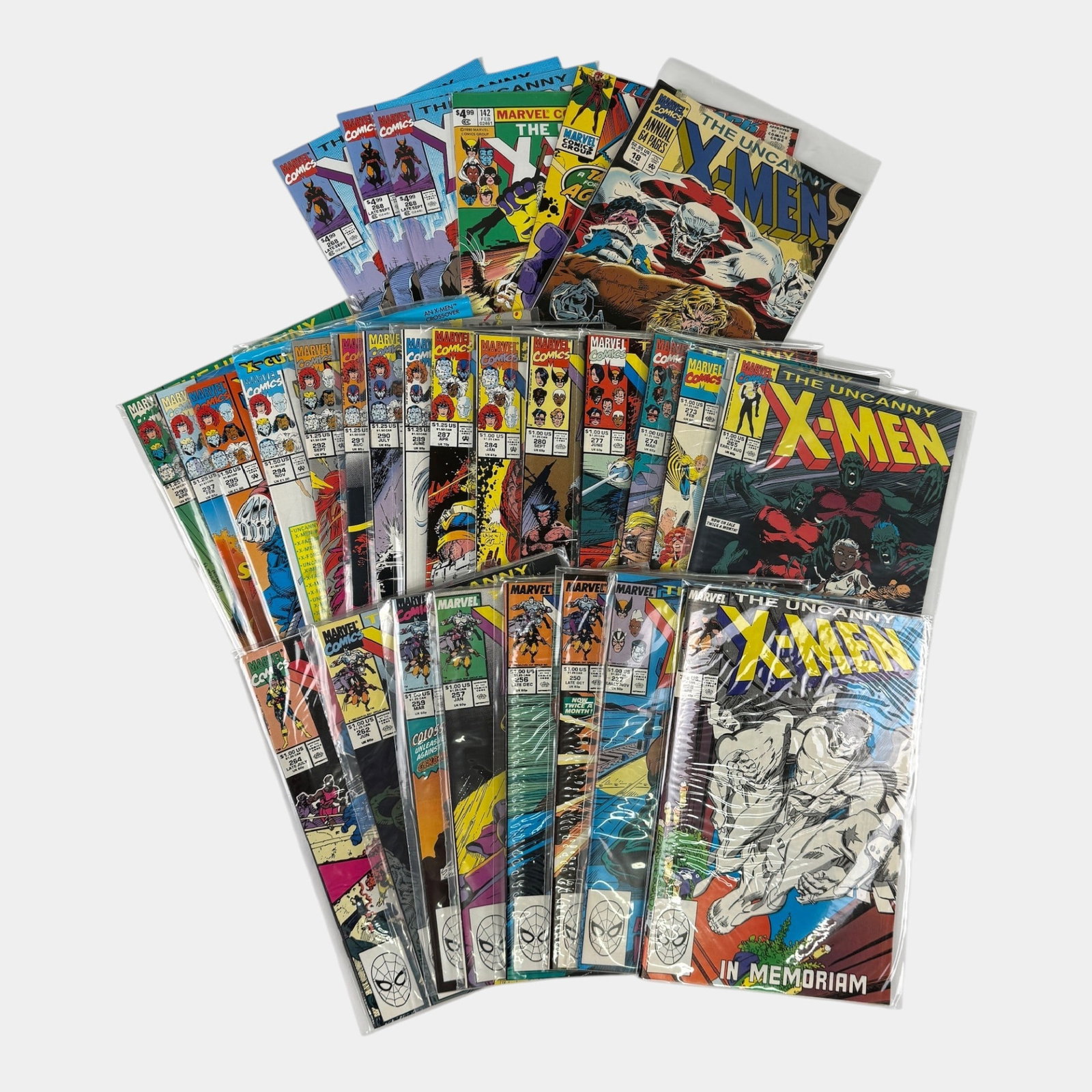 The Uncanny X-Men High Grade Copper Age Comic Books With Key Books Marvel Comics (1 of 4)