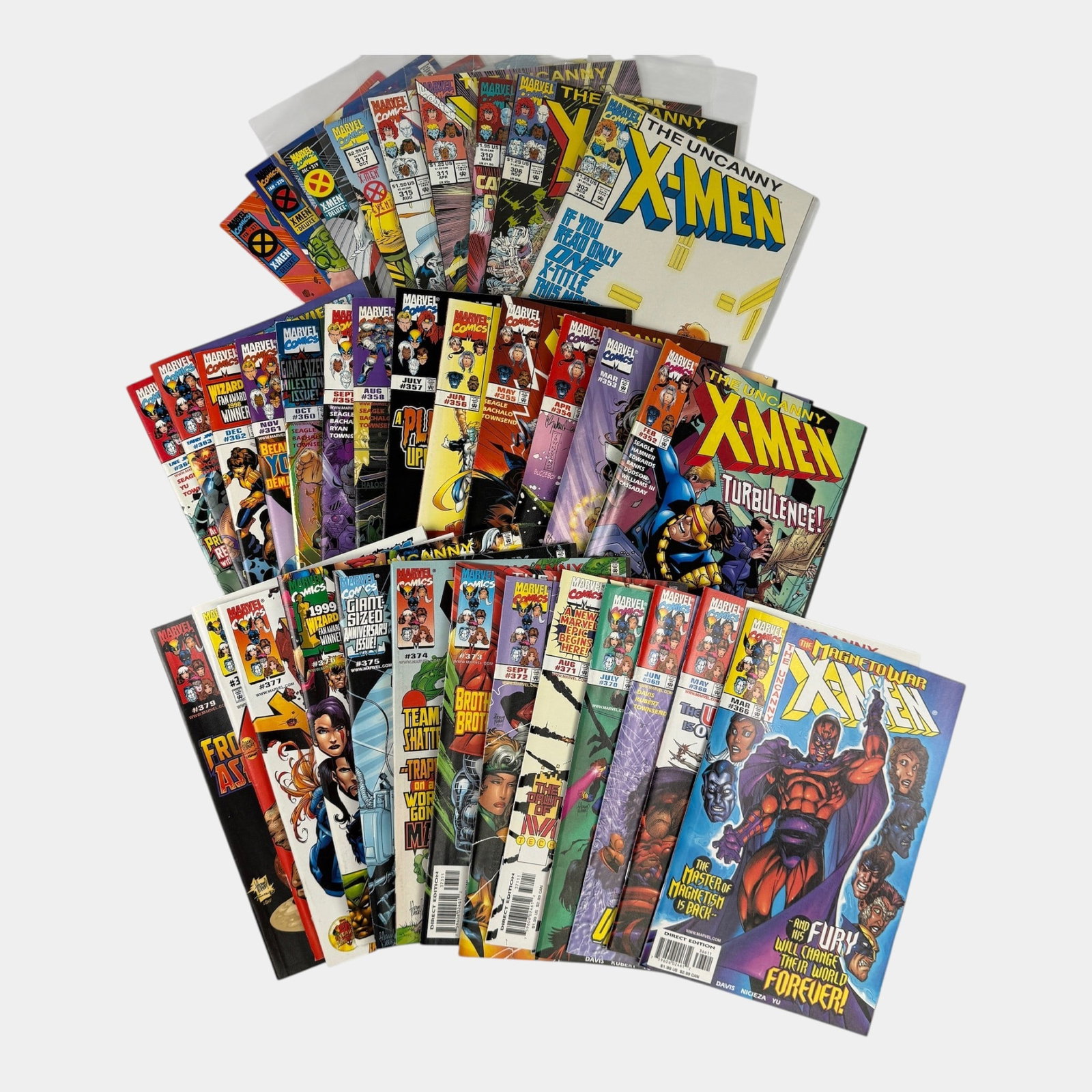The Uncanny X-Men High Grade Modern Age 1990s Comic Books With Key Issues (1 of 4)