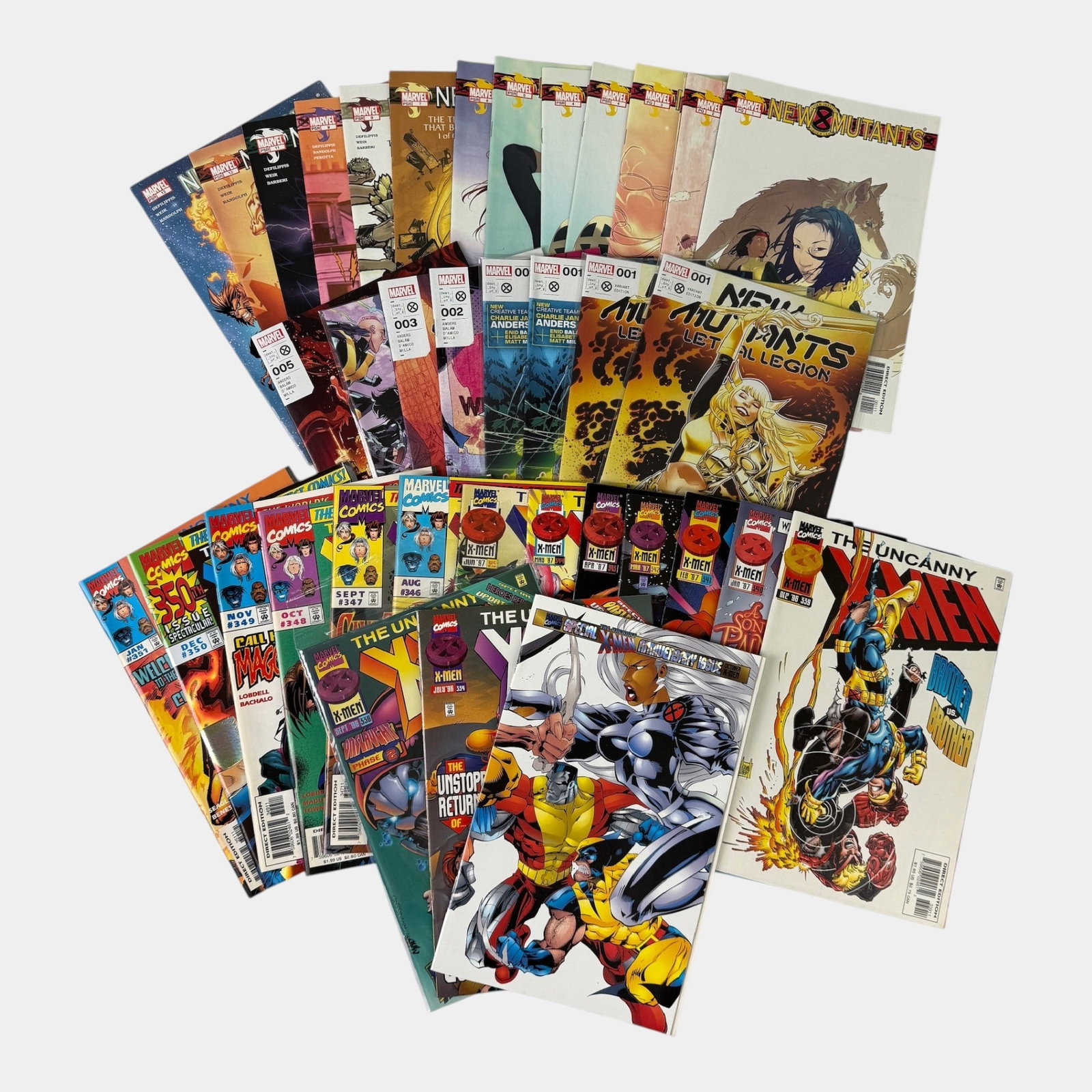 Uncanny X-Men Modern Age 1990s With #350 & New Mutunts Modern Age High Grade Books Marvel Comics (1 of 4)