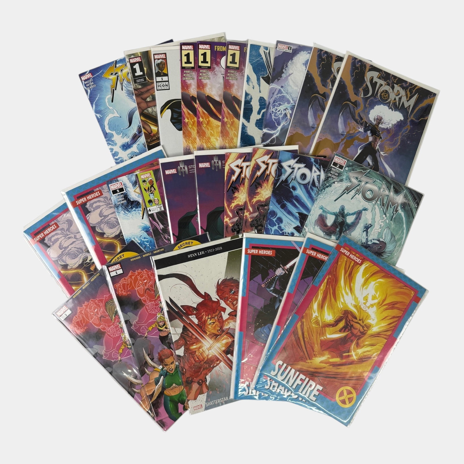 Storm 2023 & 20224 Runs High Grade Comic Book Issues WIth Foil And Variant Covers: Professional, fast, and affordable in house shipping available for all items. For higher resolution images please visit bid.craftedauctions.com Storm 2023 & 20224 Runs High Grade Comic Book Issues WIt