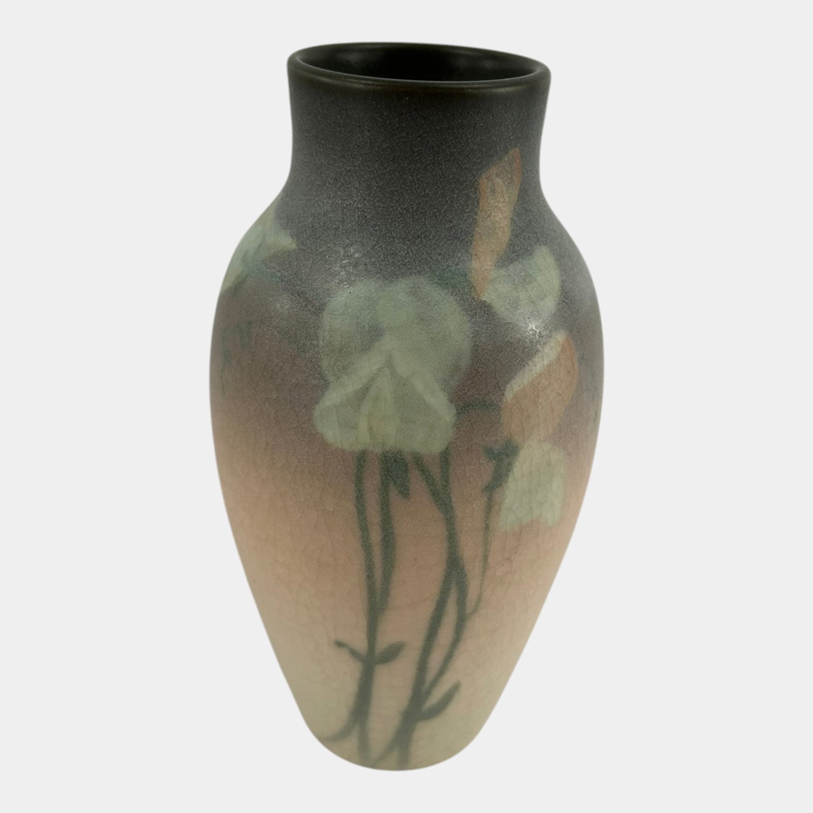 Rookwood 1912 Art Pottery Pink Purple Vellum Glaze Vase 926D Margaret McDonald: Professional, fast, and affordable in house shipping available for all items. For higher resolution images please visit bid.craftedauctions.com Rookwood 1912 Art Pottery Pink Purple Vellum Glaze Vase 