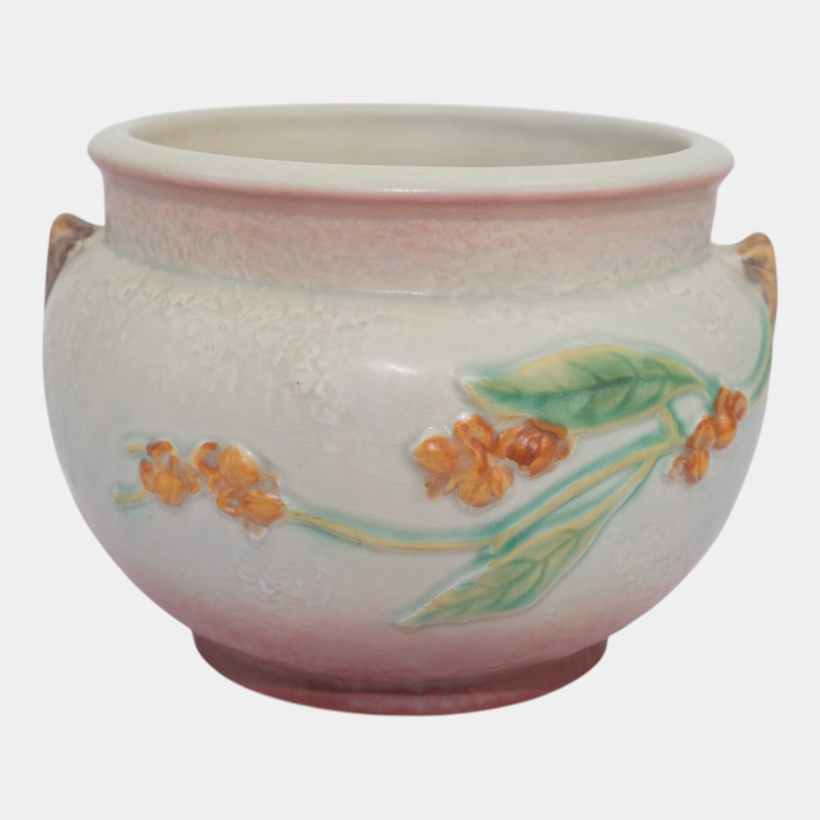 Roseville Bittersweet Gray 1951 Vintage Art Pottery Ceramic Jardiniere 801-6: Professional, fast, and affordable in house shipping available for all items. For higher resolution images please visit bid.craftedauctions.com Roseville Bittersweet Gray 1951 Vintage Art Pottery Cera
