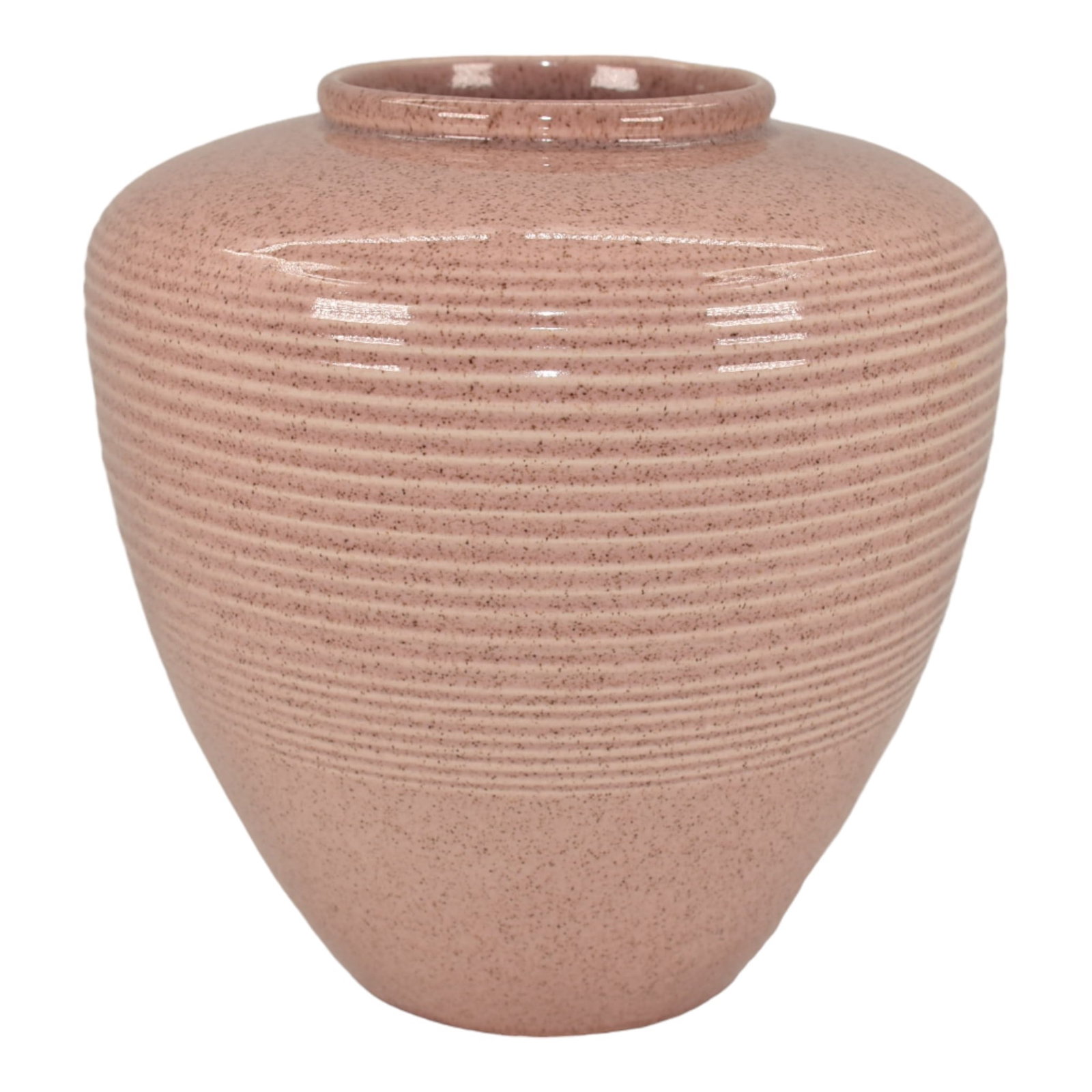 Red Wing 1950s Vintage Mid Century Modern Pottery Mottled Pink Ceramic Vase 1583: Professional, fast, and affordable in house shipping available for all items. For higher resolution images please visit bid.craftedauctions.com Red Wing 1950s Vintage Mid Century Modern Pottery Mottle