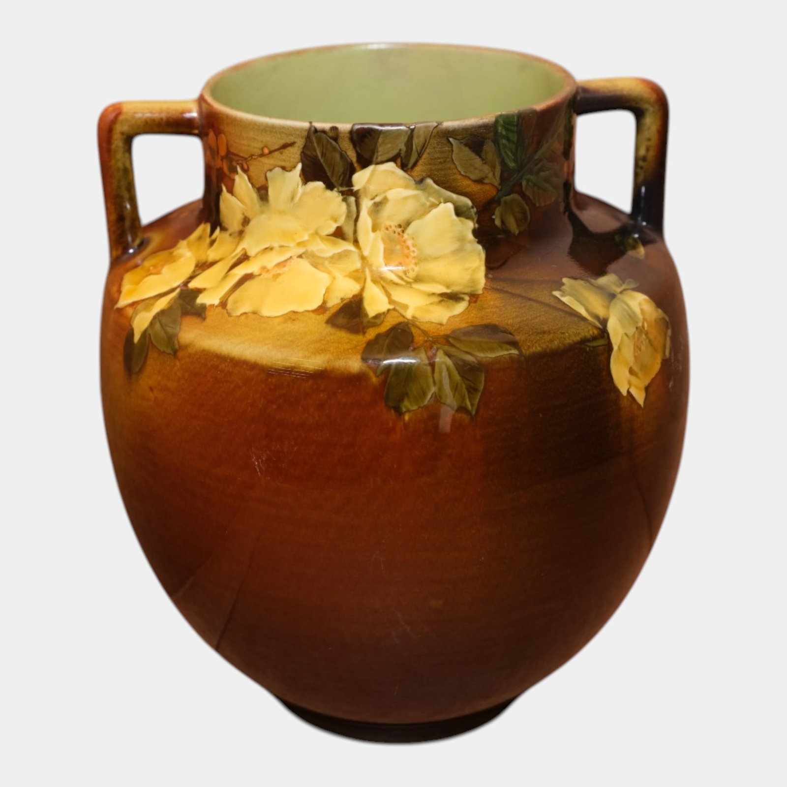 Artus Van Briggle For Rookwood 1890 Arts And Crafts Pottery Standard Glaze Yellow Floral Vase 459C: Professional, fast, and affordable in house shipping available for all items. For higher resolution images please visit bid.craftedauctions.com Artus Van Briggle For Rookwood 1890 Arts And Crafts Pott