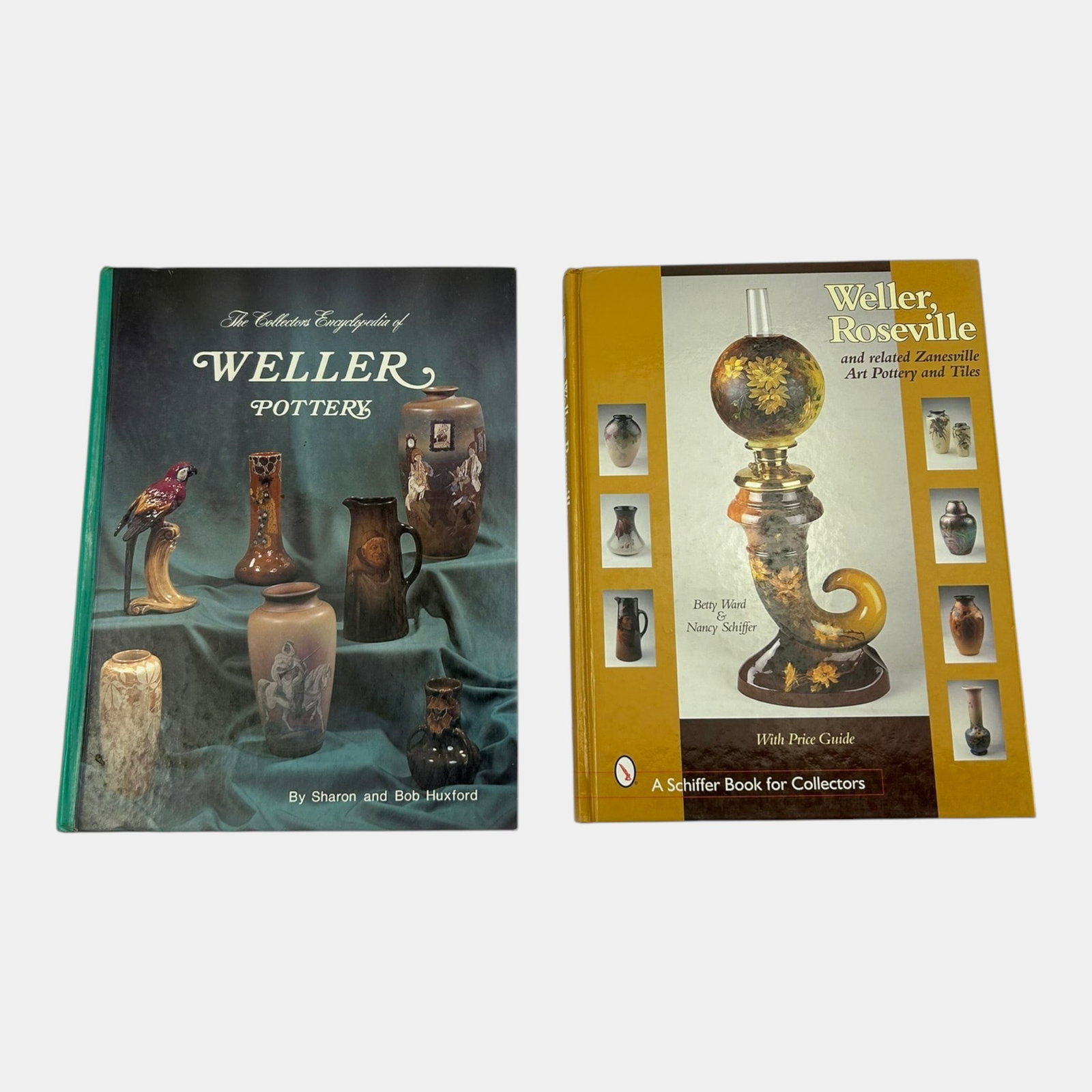 Collectors Encyclopedia Of Weller Pottery & Weller, Roseville, And Related Zanesville Art Pottery: Professional, fast, and affordable in house shipping available for all items. For higher resolution images please visit bid.craftedauctions.com Collectors Encyclopedia Of Weller Pottery & Weller, Rose