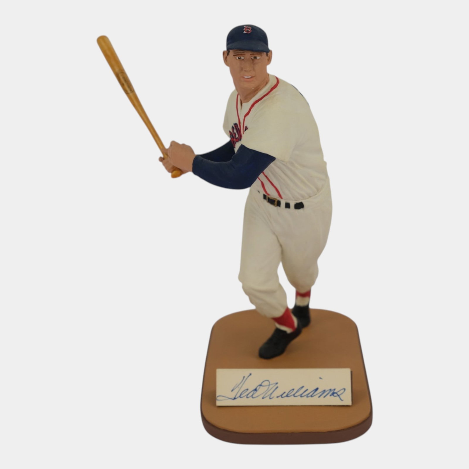 Ted Williams Boston Red Sox Gartlan USA Inc Baseball Figurine With Autograph And COA In Original Box: Professional, fast, and affordable in house shipping available for all items. For higher resolution images please visit bid.craftedauctions.com Ted Williams Boston Red Sox Gartlan USA Inc Baseball Fig