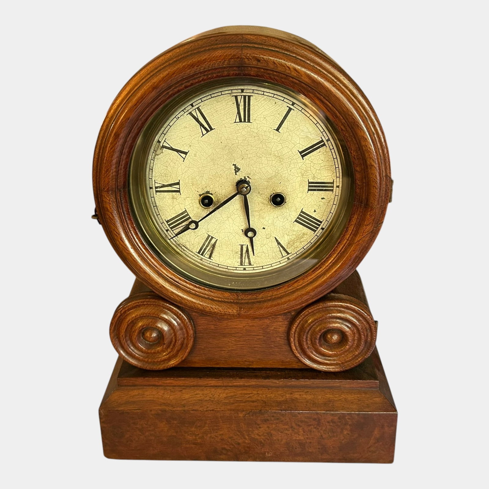 Ingraham Clock Co. Late 19th Century Wooden Case Wind Up Mantle Clock (1 of 7)