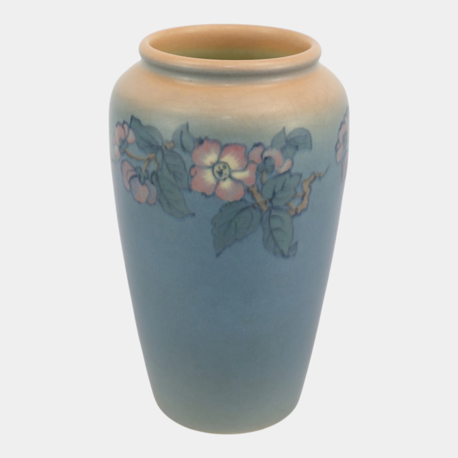 Rookwood 1921 Vintage Arts And Crafts Pottery Floral Decorated Vase 938D McDonald: Professional, fast, and affordable in house shipping available for all items. For higher resolution images please visit bid.craftedauctions.com Rookwood 1921 Vintage Arts And Crafts Pottery Floral Dec
