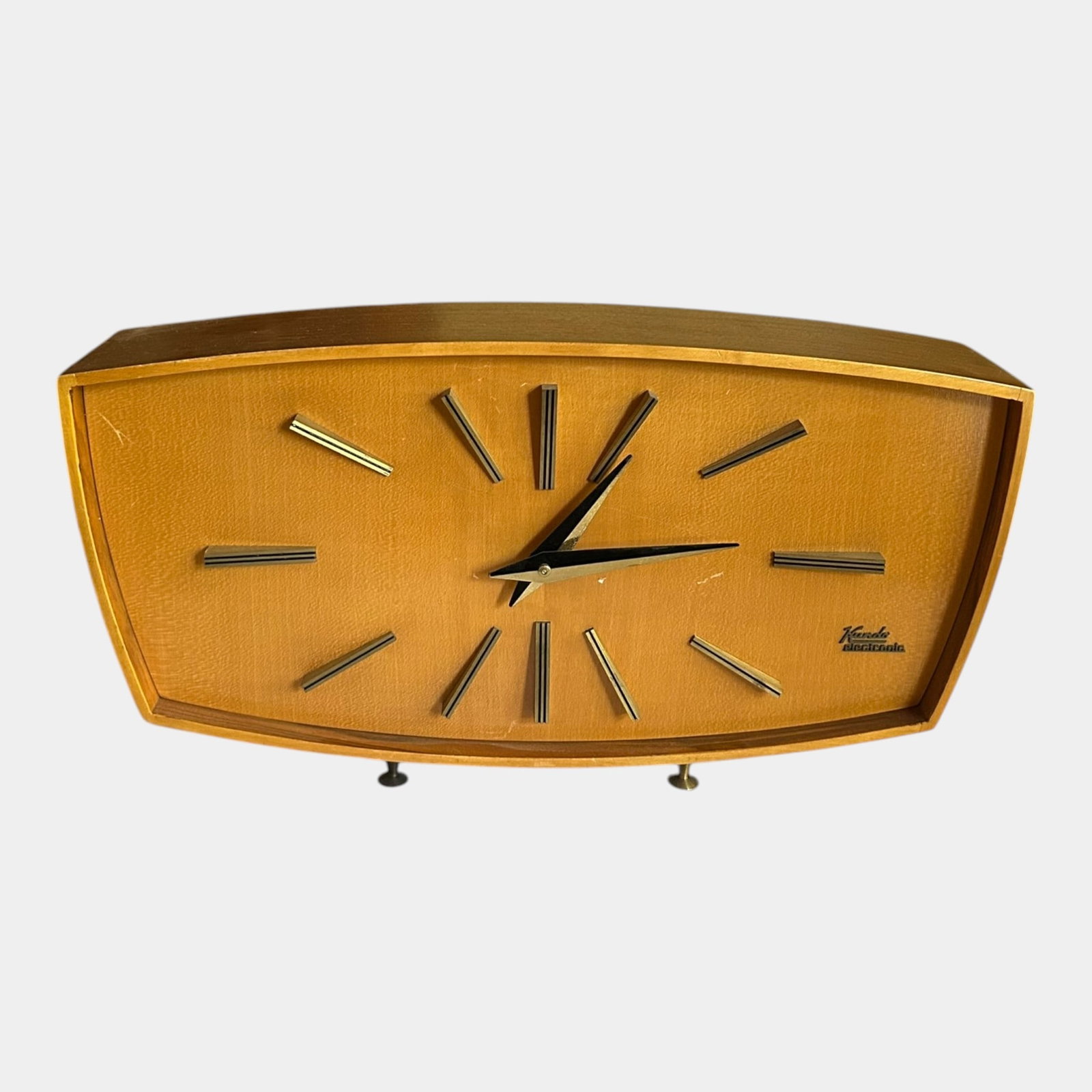Kieninger & Obergfell Kundo Electronic German Mid Century Modern Mantel Deck Clock (1 of 8)