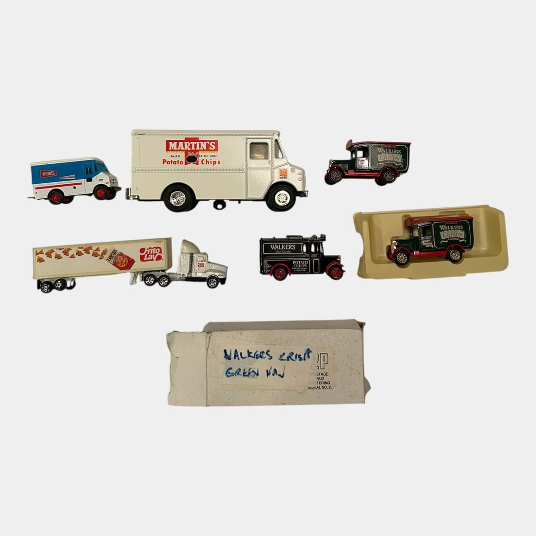 Ertl, Lledo, & Advantage Industries Late 20th Century Die Cast Potato Chip Delivery Trucks Toy Cars (1 of 3)