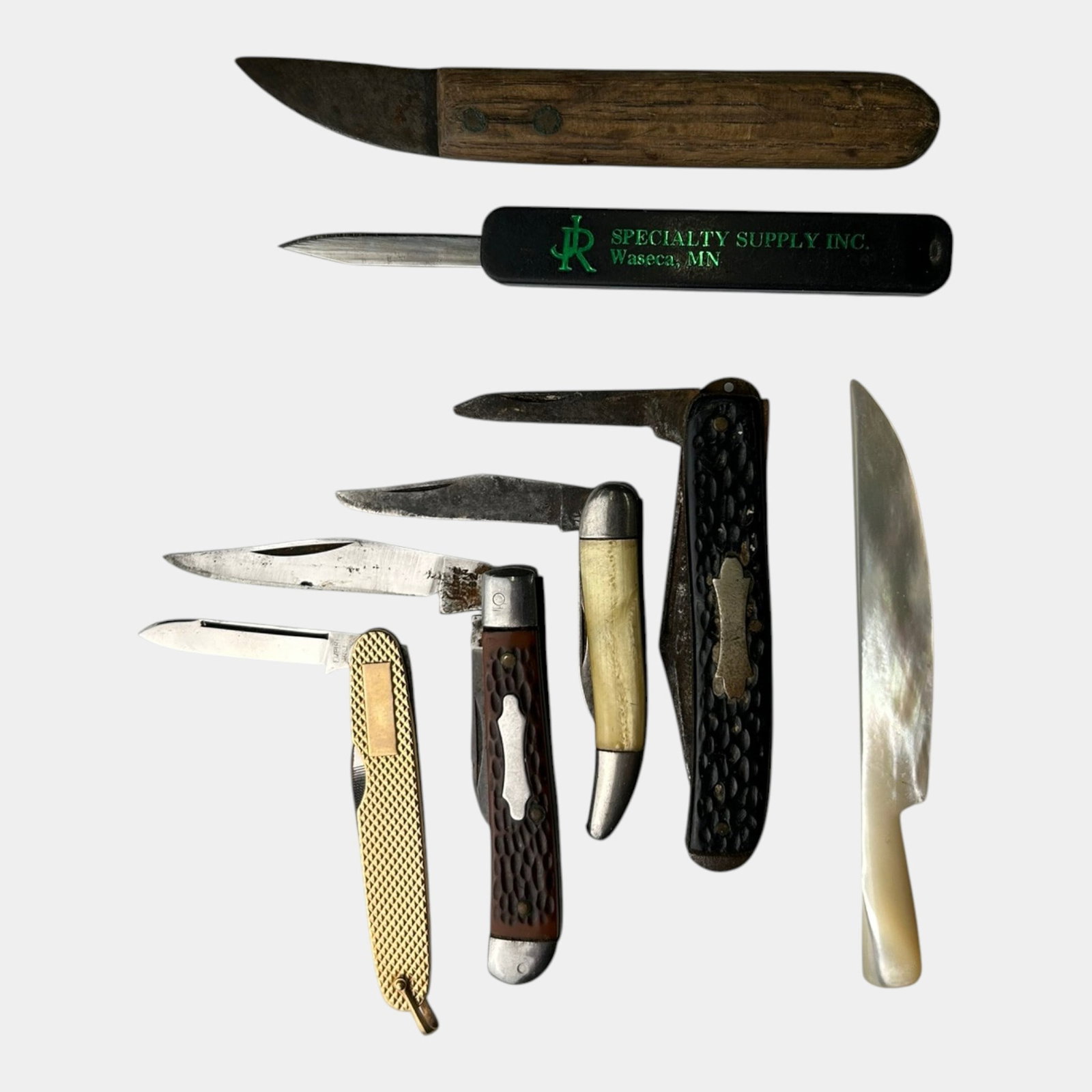 Full Tang Knive Blade, Pruning Knife & Other 20th Century Folding Pocket Knives (1 of 12)