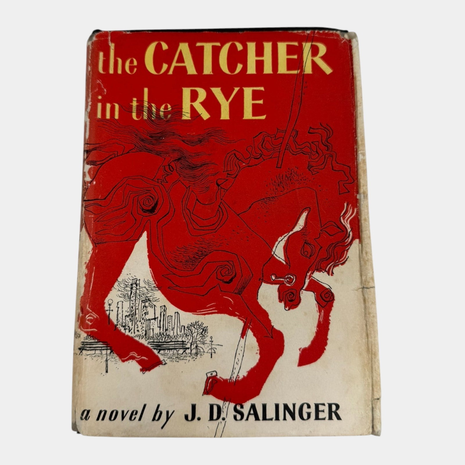 The Catcher In The Rye J.D. Salinger 1951 First Book Of The Month Book Club Book (1 of 6)