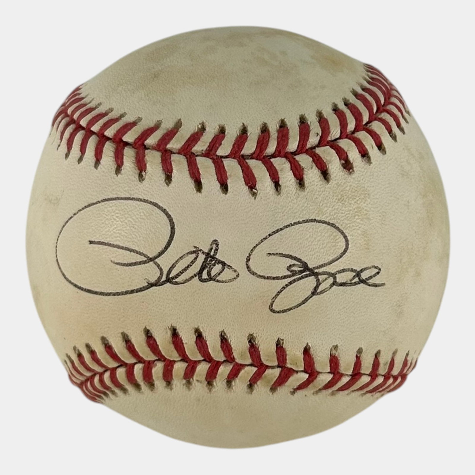 Pete Rose Hand Signed Autographed Baseball (1 of 4)